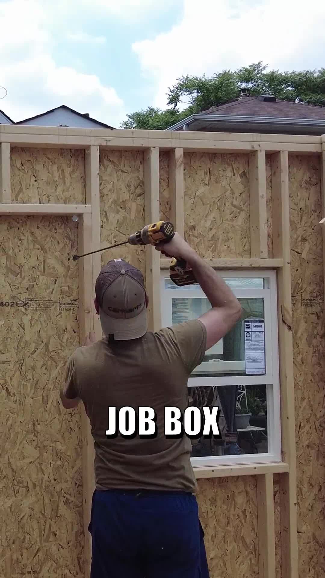 The shed build continues