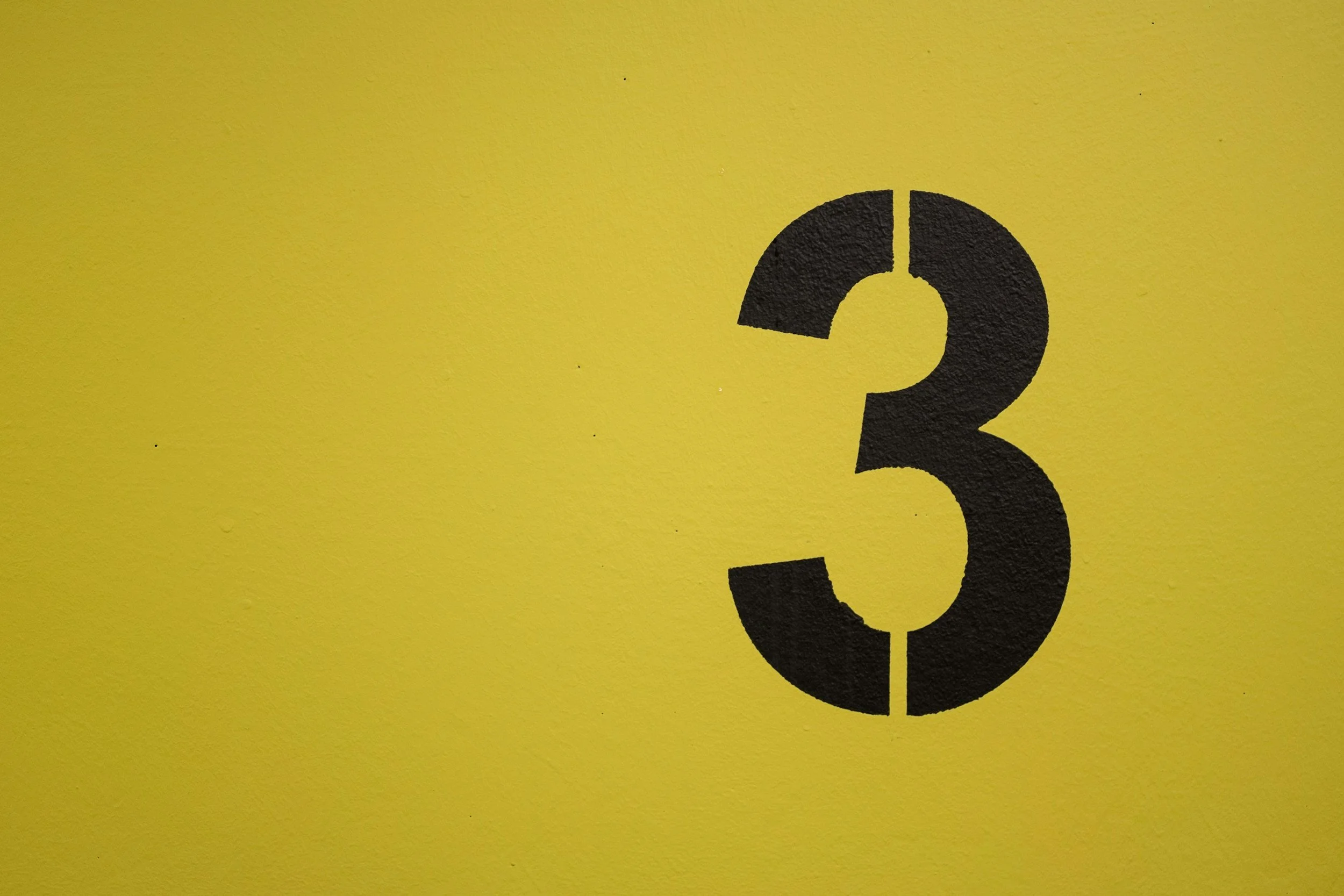 Three is a magic number… 