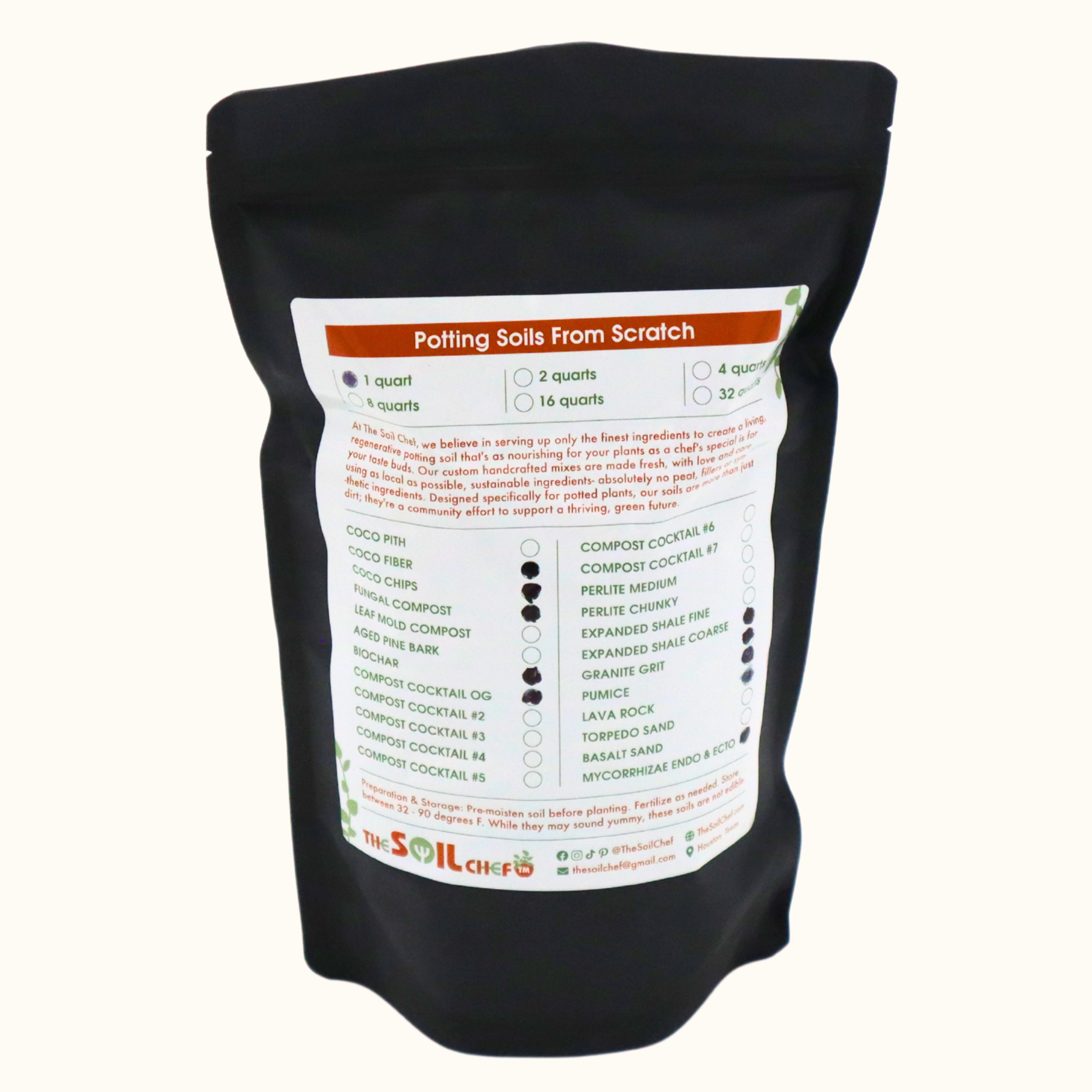 The Soil Chef Bonsai Biome Recipe Potting Soil 1qt