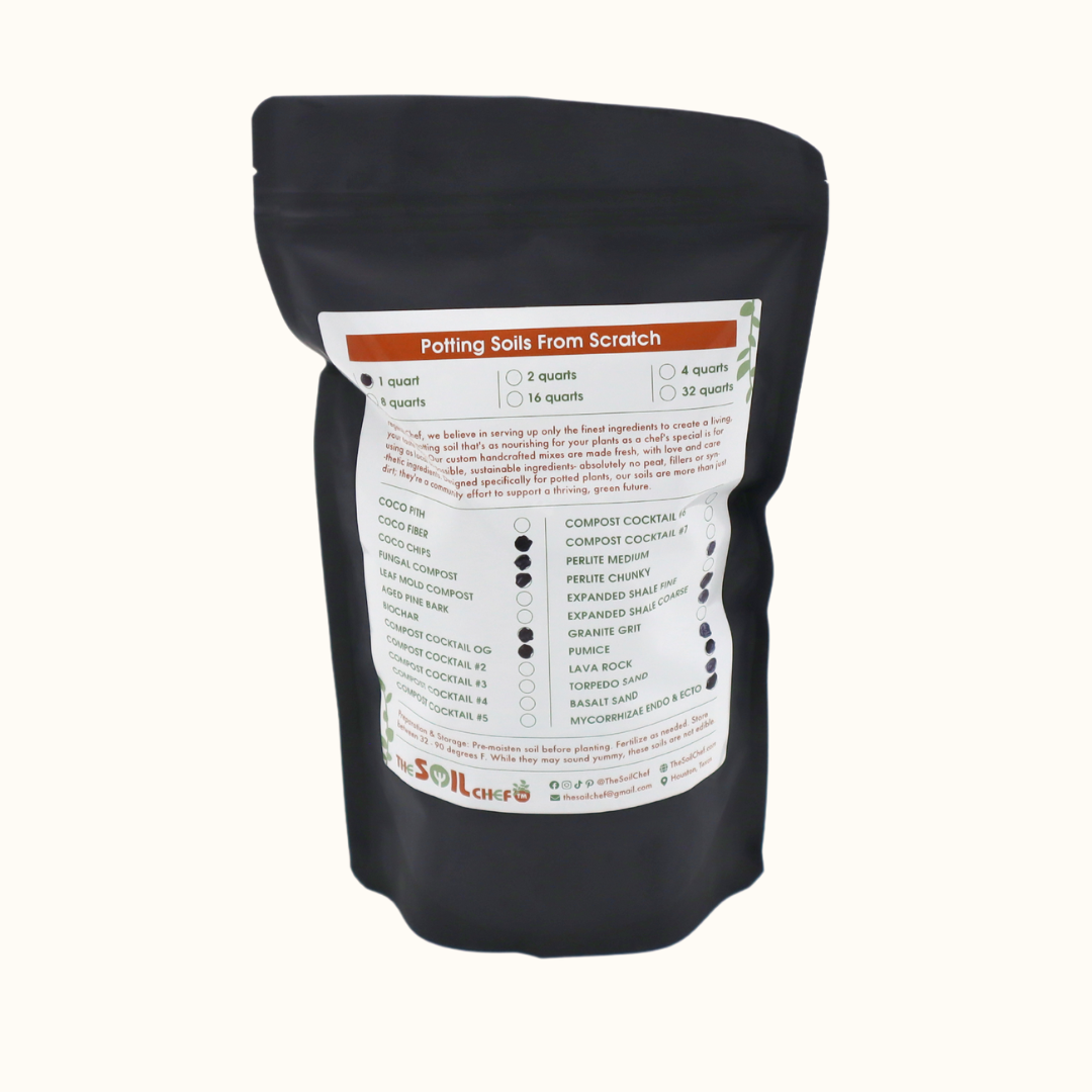 The Soil Chef Cactus Gritty Recipe Potting Soil 1qt