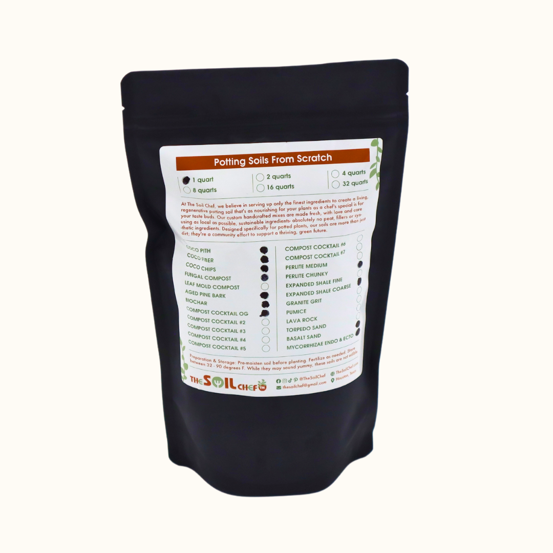 The Soil Chef Houseplant Chunky Potting Soil 1qt