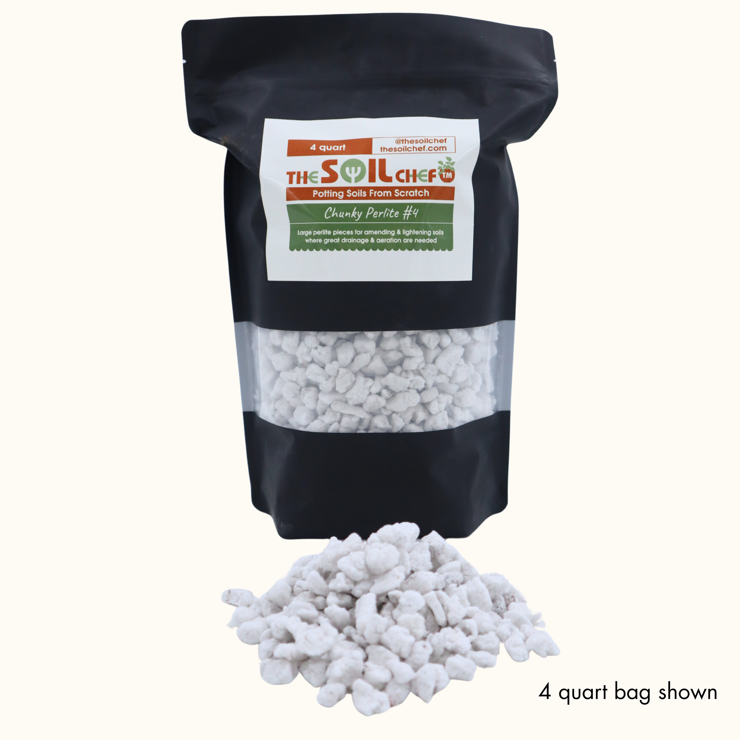 The Soil Chef Chunky Perlite #4  - 4qt