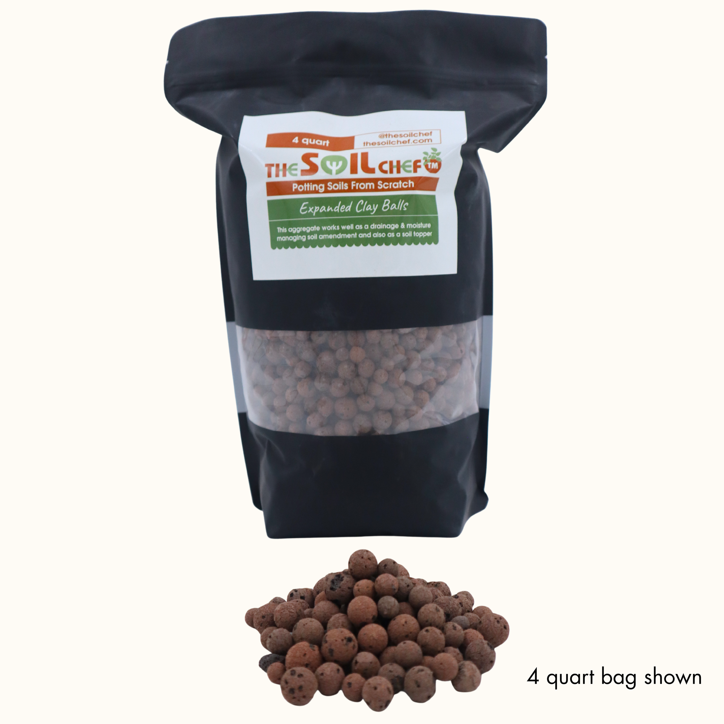 Expanded Clay Balls 4 quarts | The Soil Chef Potting Soils