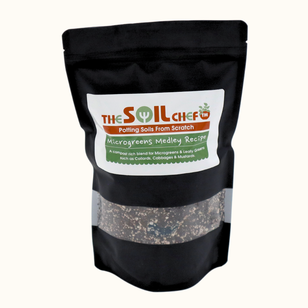 The Soil Chef Microgreens Medley Recipe Potting Soil 1qt