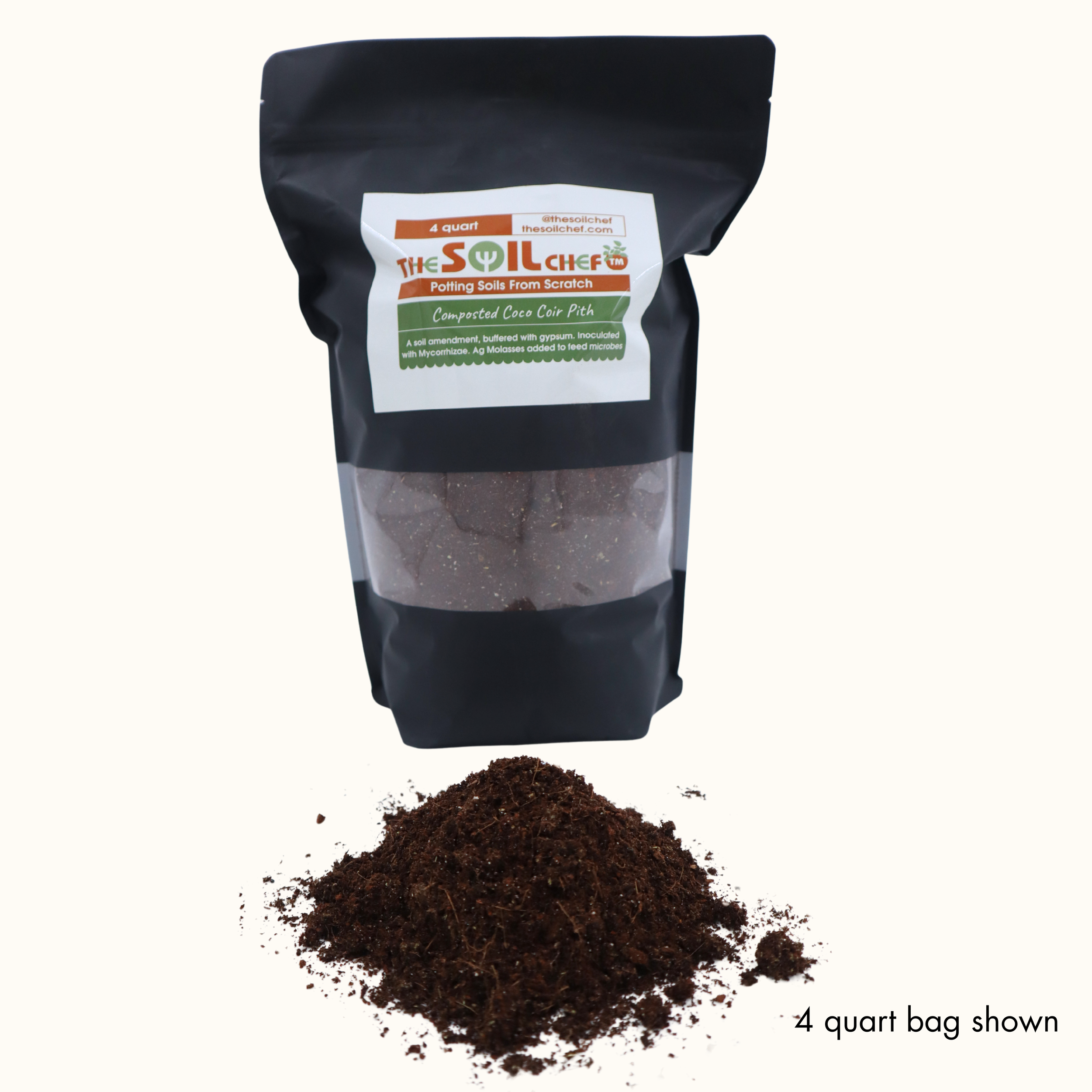 Composted Coco Coir Pith 4qts