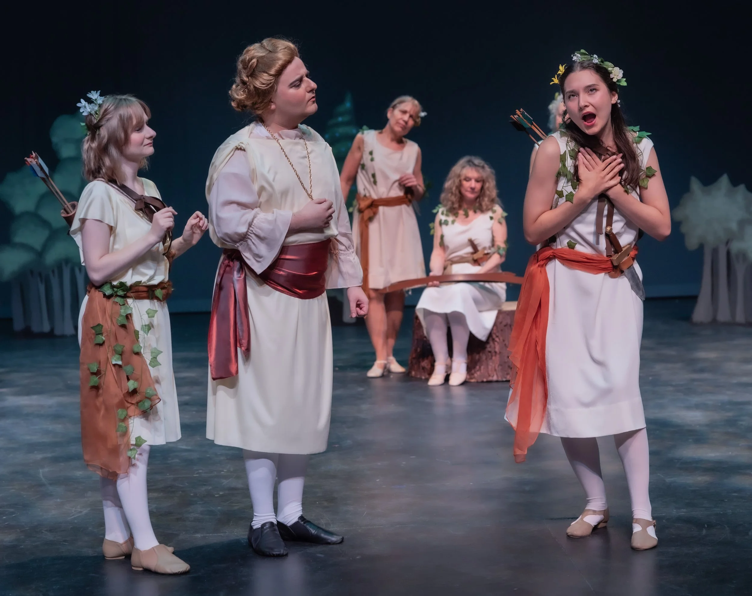 Dorinda, Dafne (1734) by Georg Reutter, Amherst Early Music Festival 2025. Photo: John Daggett