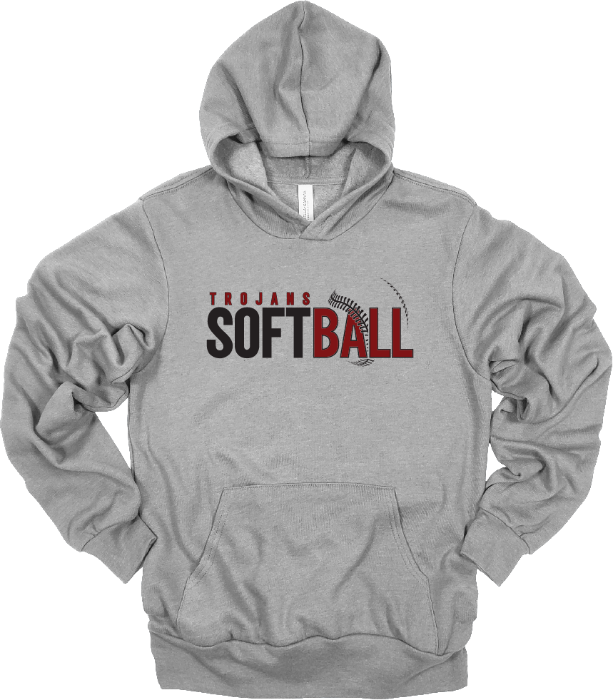 Trojans Softball Gray Hoodie.png