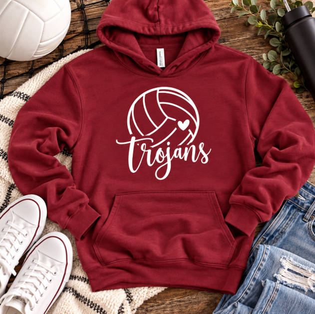 Trojans Volleyball Hoodie Cardinal Red.png