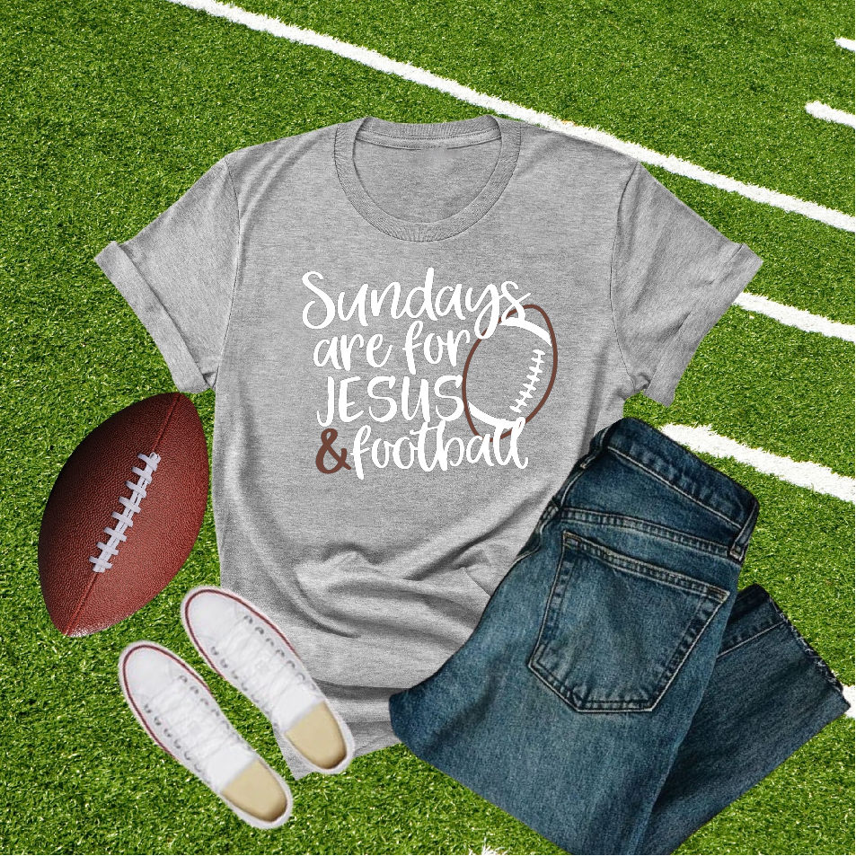 Sundays are for jesus - gray tee.png
