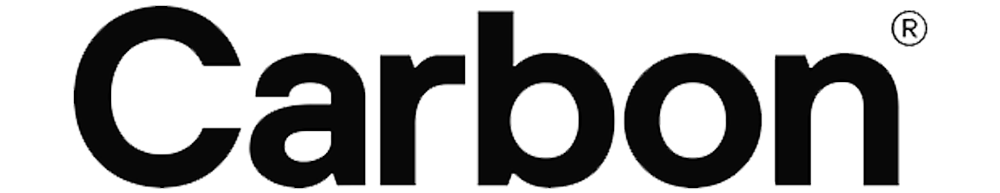 The word 'Carbon' in black text on a white background.