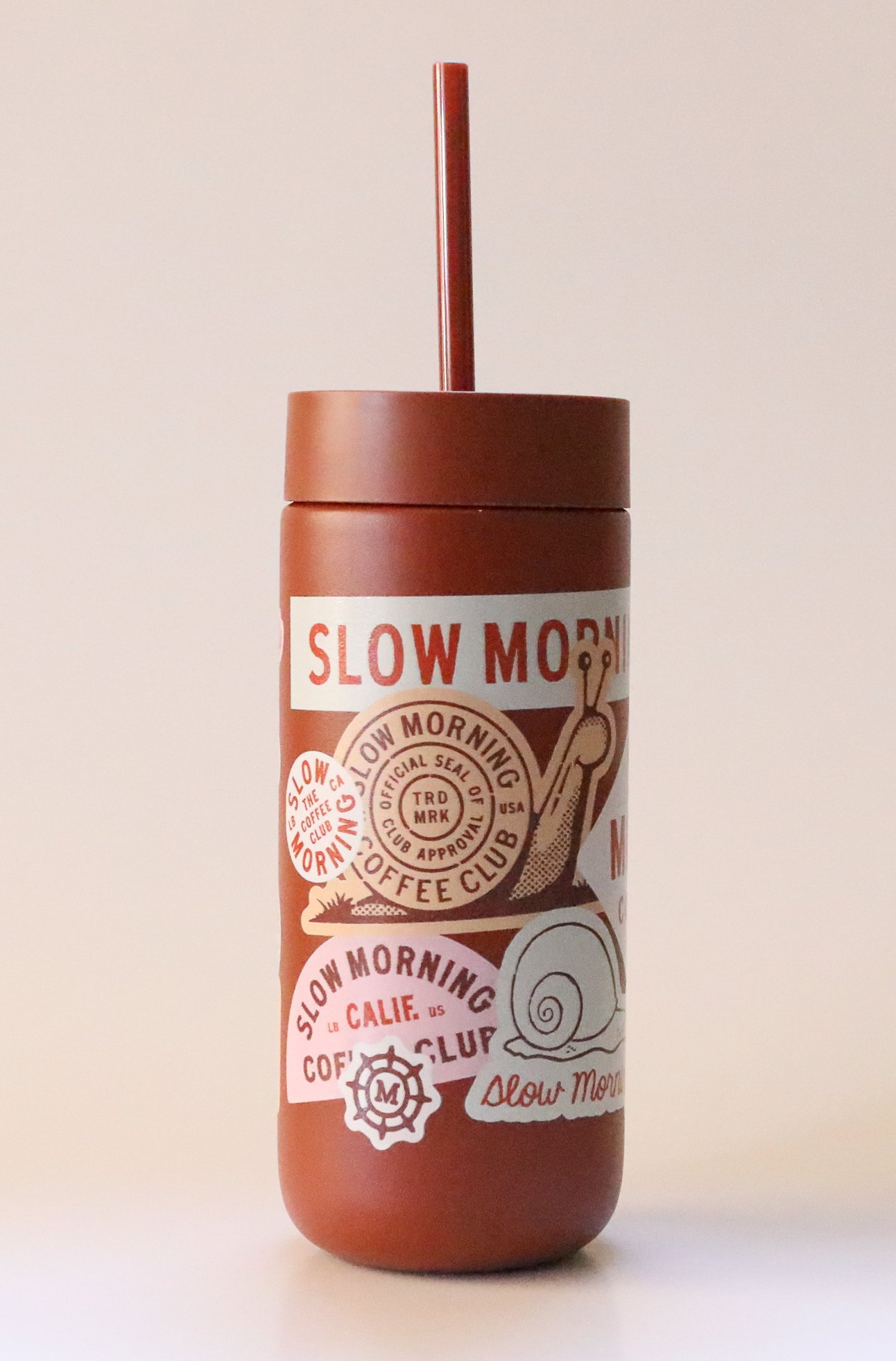 16oz. SLOW MORNING COLD TUMBLER