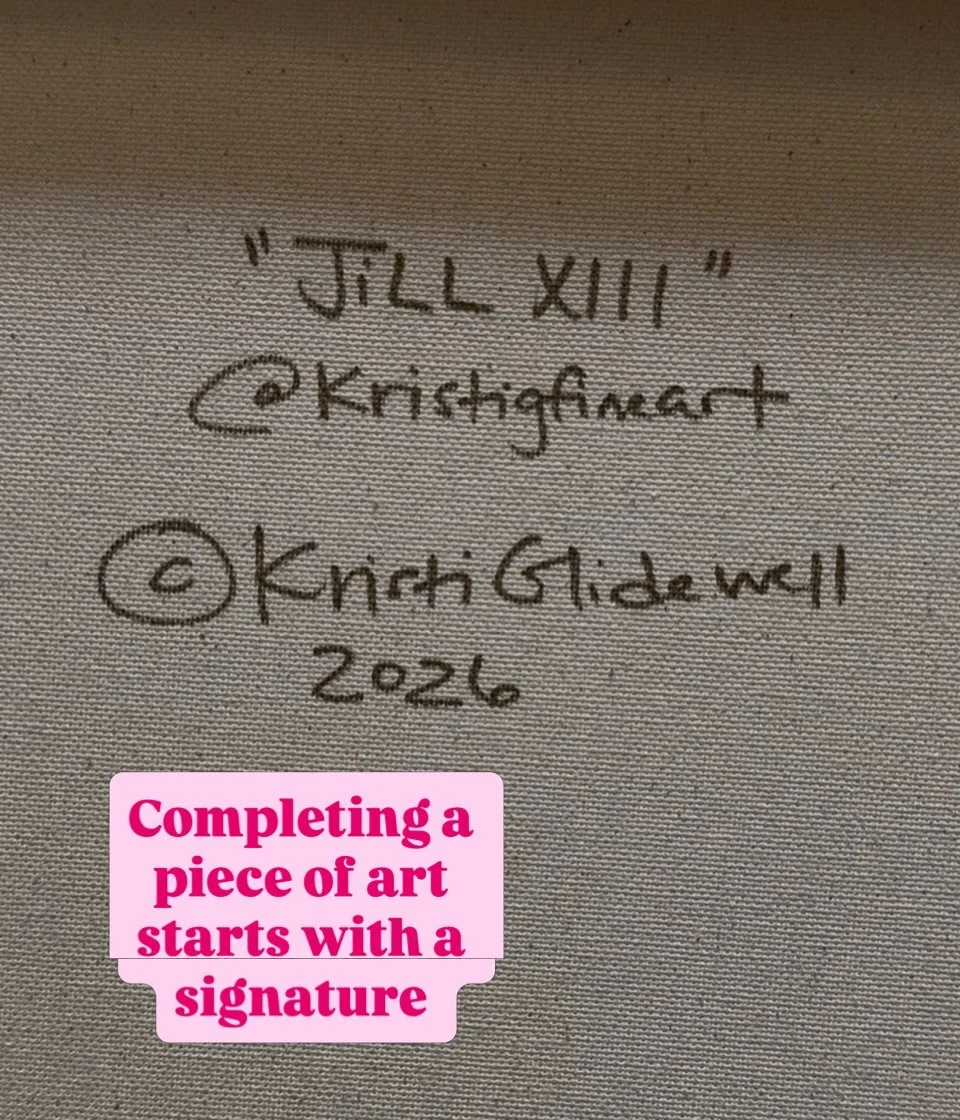 🖼️ From the final signature to the frame, this piece is officially ready to head to her new home! 

I&rsquo;m always so grateful for the beautiful boutiques that offer my original art. If you&rsquo;d like to see my work in person, you can currently 