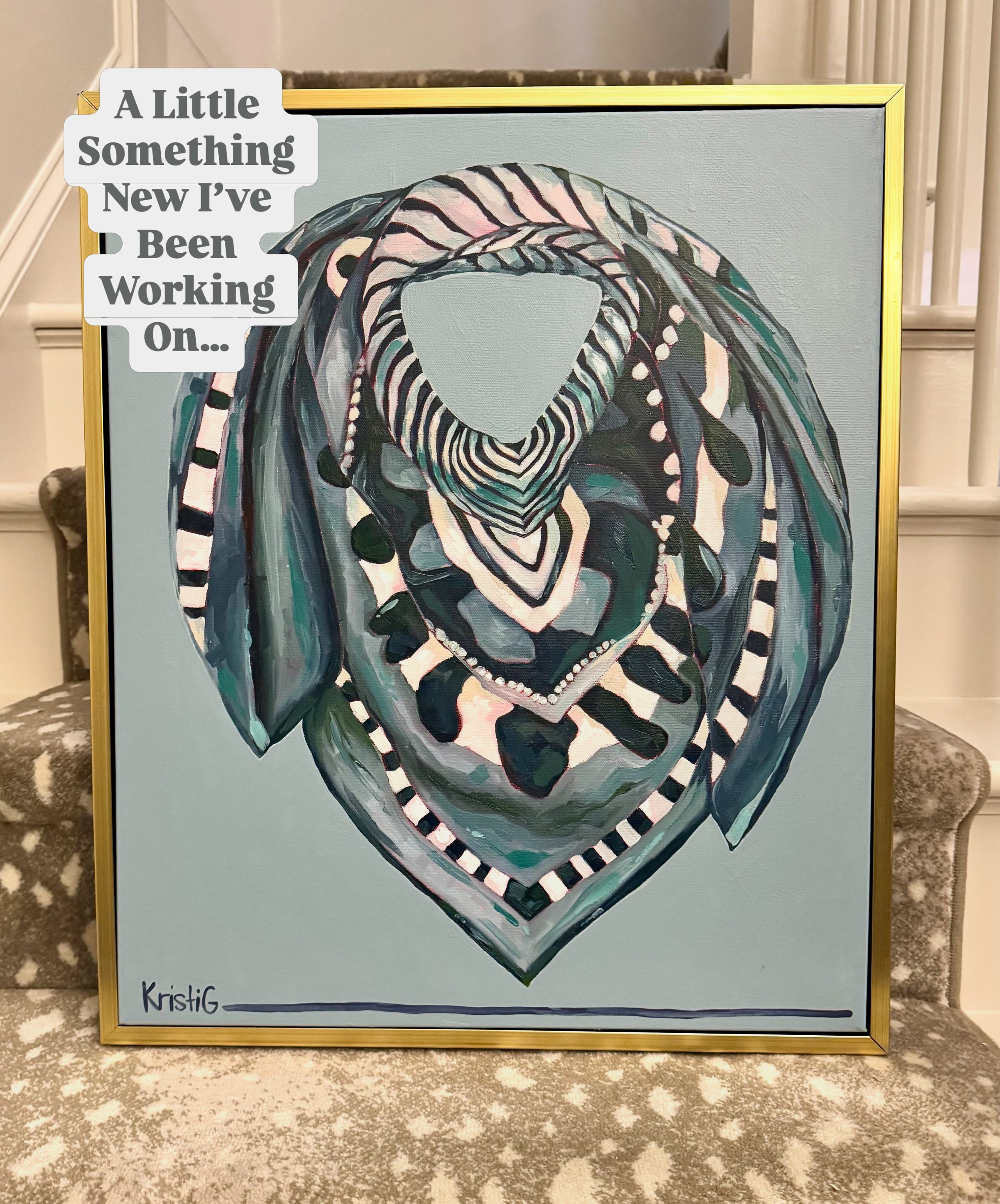 I&rsquo;ve Been Working On Something New&hellip; And I&rsquo;m So Excited To Share It!

My &ldquo;Amanda&rdquo; Painted Scarf Collection Was Inspired By A Recent Visit To Fort Worth With My Daughter &mdash; Full Of Beautiful Pattern, Tailored Style, 