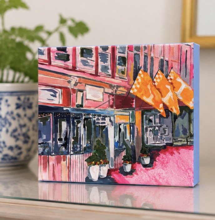 “Market Square, Knoxville” -8x10 Canvas Reproduction