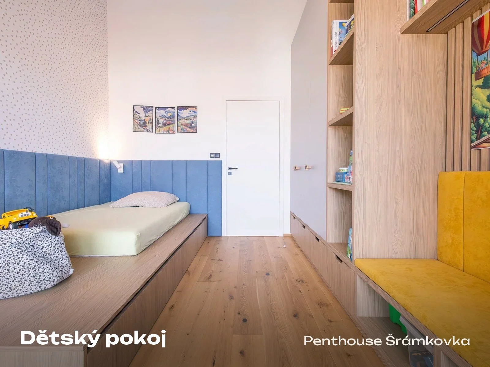 Dětský pokoj · Penthouse Šrámkovka