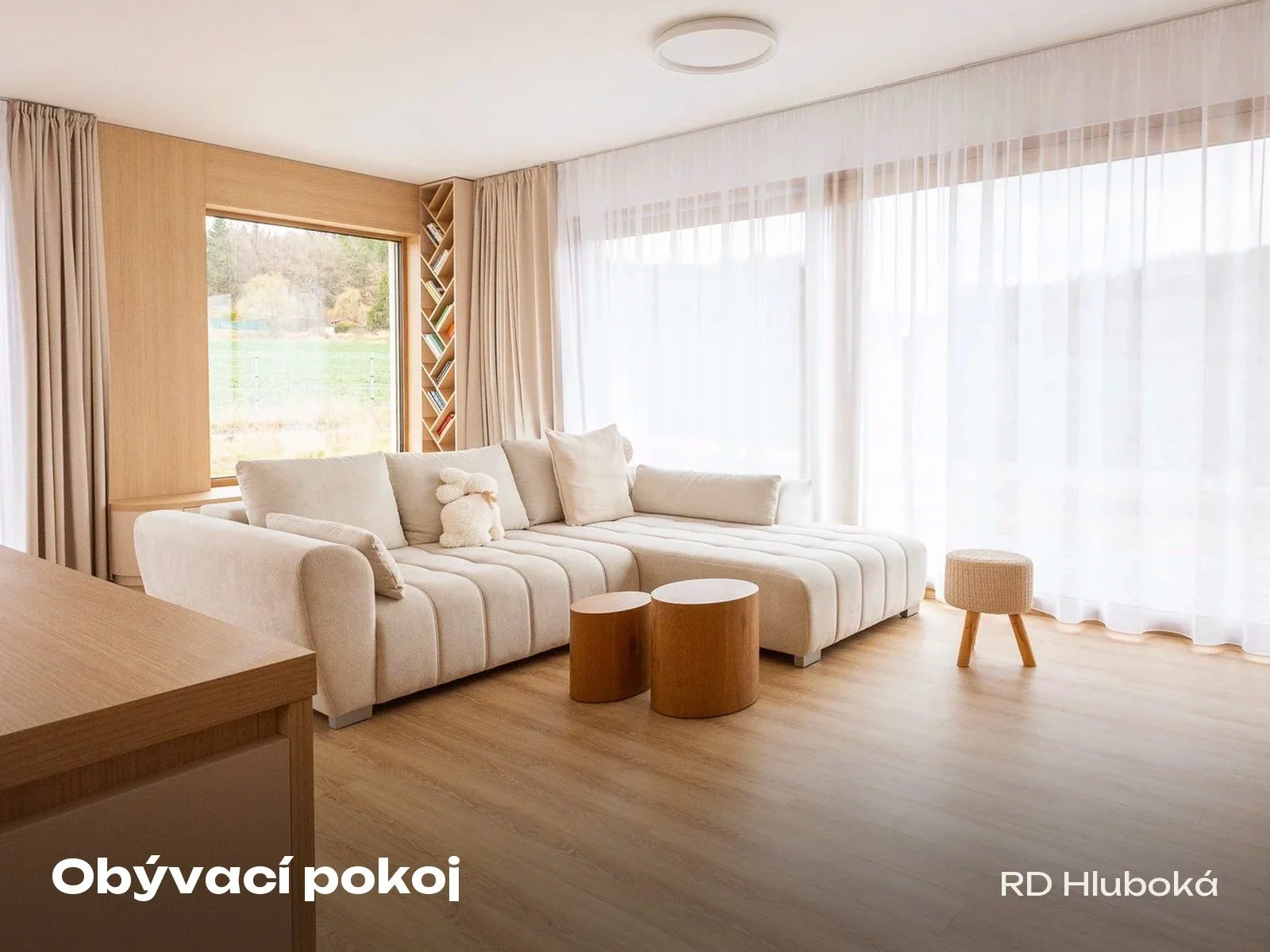 Obývací pokoj · RD Hluboká