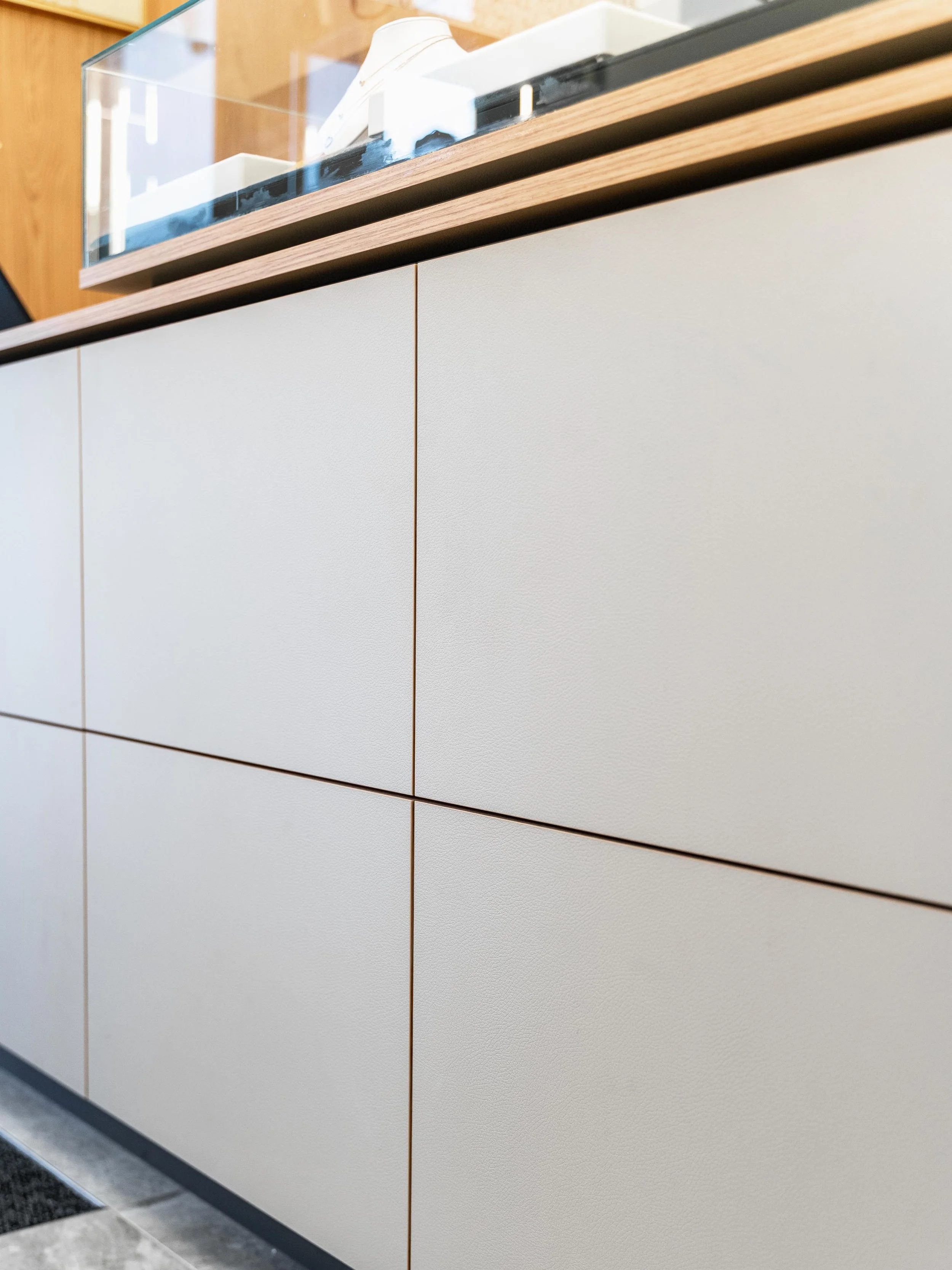 Detail úložných prostor