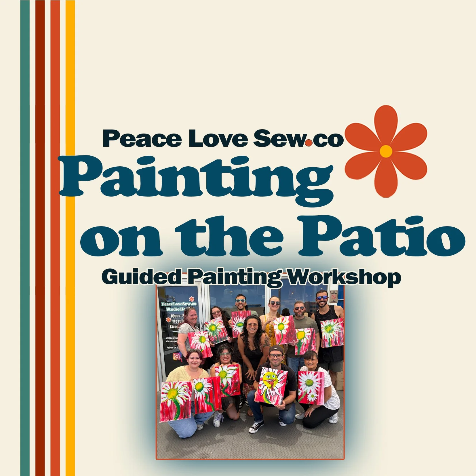 Painting on the Patio