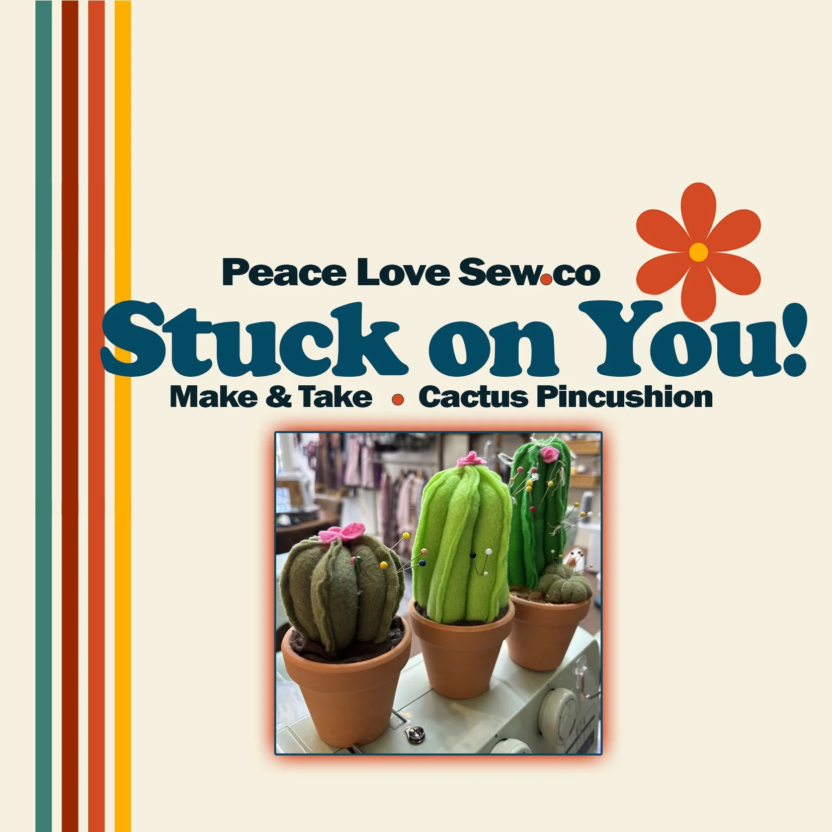 Stuck on You! Pincushion Workshop