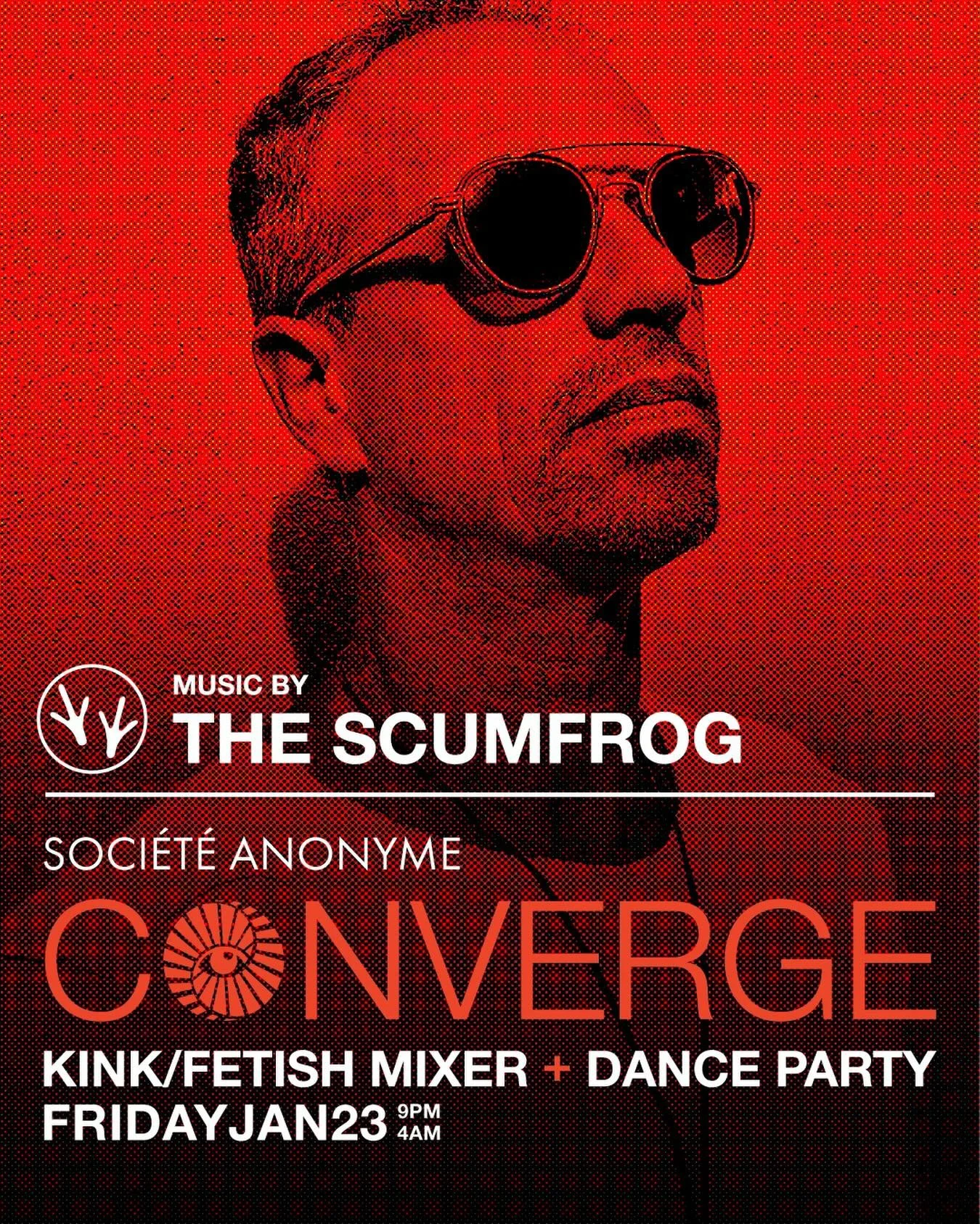 🪩NEXT FRIDAY 1.23🪩

Do you have your tickets yet? Next Friday, we&rsquo;re taking over The Onyx Room at House of Yes with &ldquo;Converge&rdquo;, our kinky mixer and dance party.

For members, it&rsquo;s a chance to reconnect with the community, so