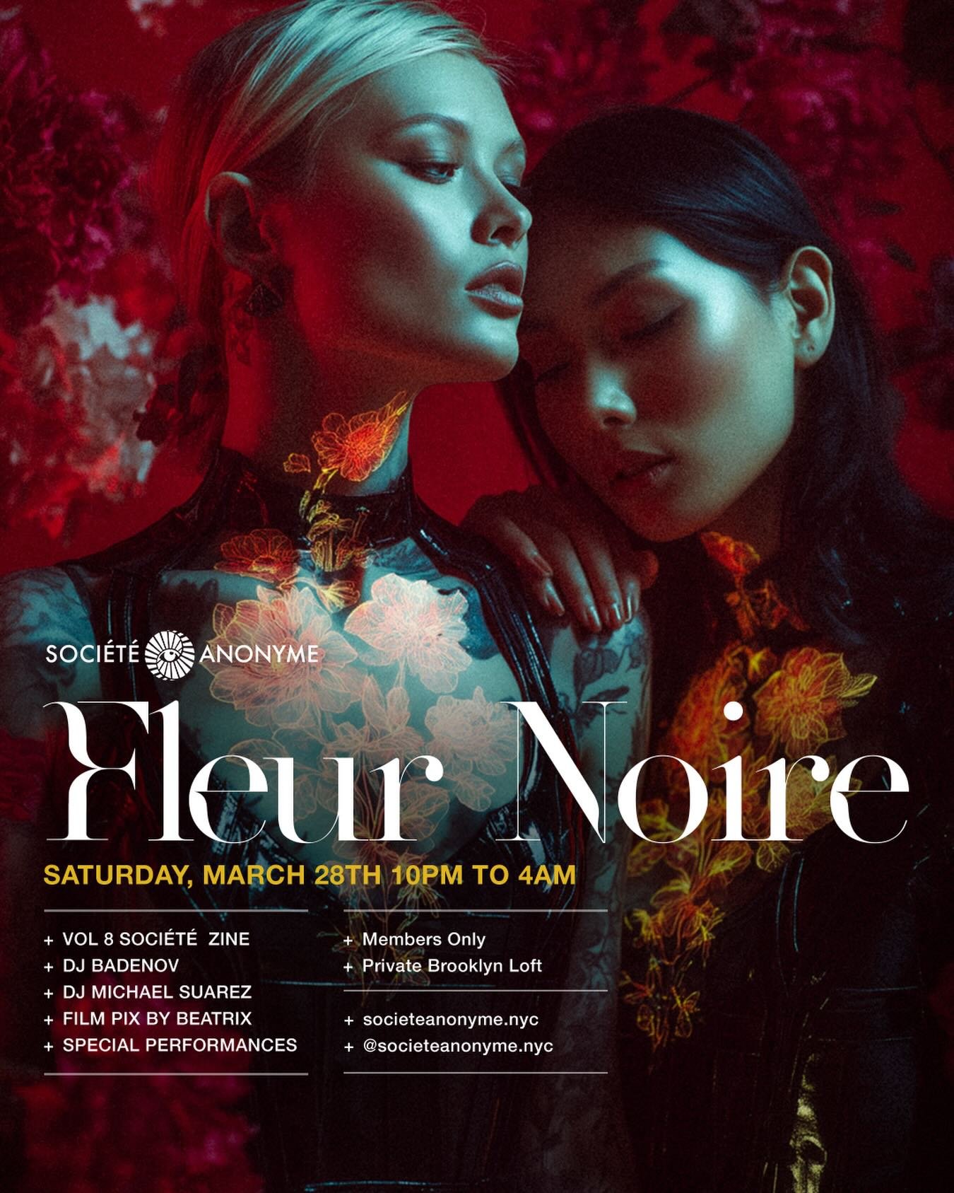 🦋JOIN US🦋

There&rsquo;s just one week left to secure best-priced tickets to our March play event, &ldquo;Fleur Noire&rdquo;. There are just a handful of tickets left at this tier, and they are slated to sell out by week&rsquo;s end. 

Come immerse