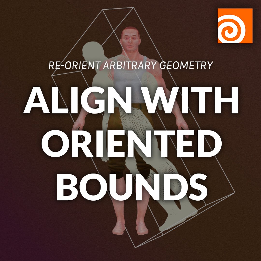 Align With Oriented Bounds - Houdini