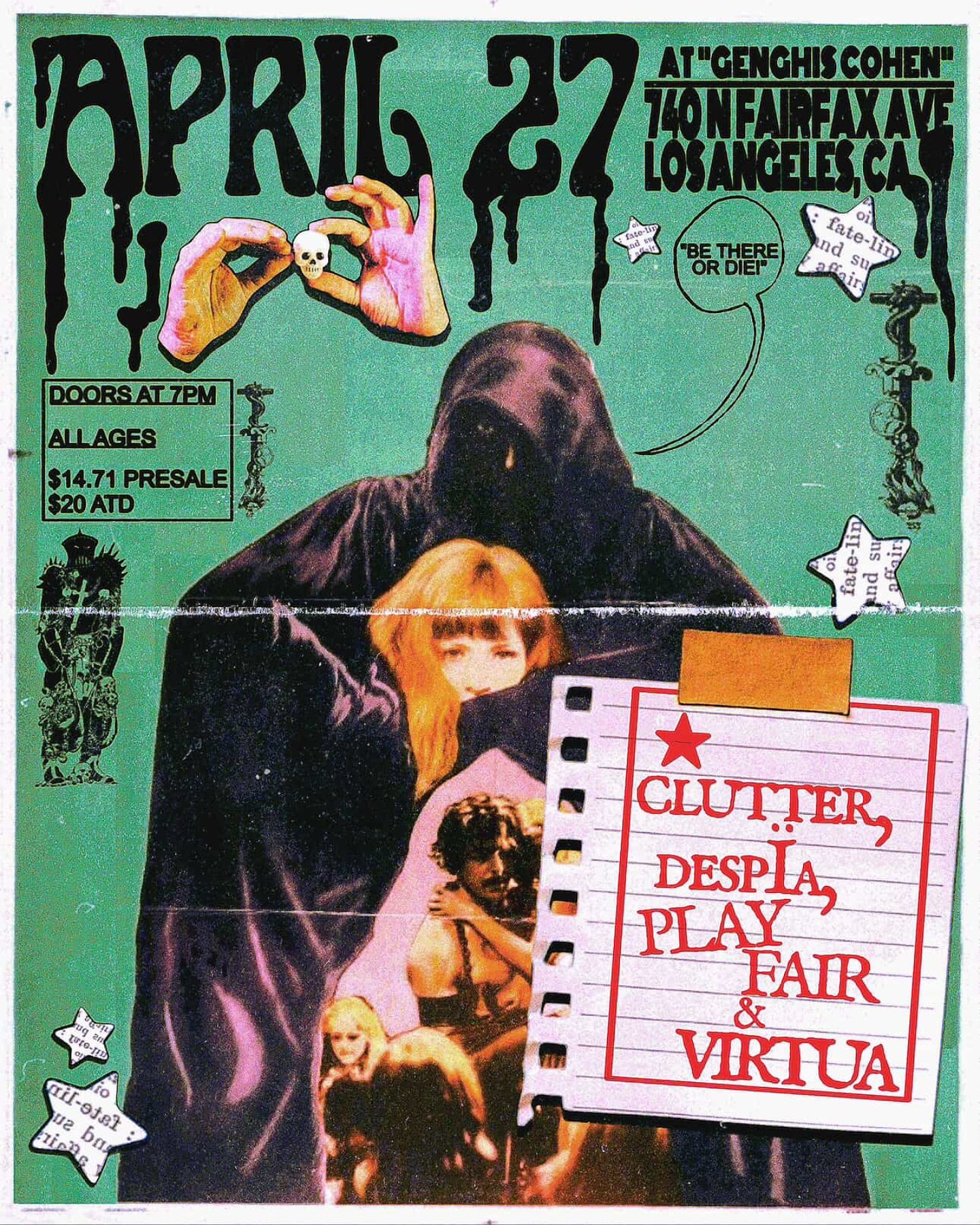 SURPRISE! We’re playing at Genghis Cohen this Sunday with @clvtterband @despiaband and @virtua.band ✧ Tickets available now in bio!