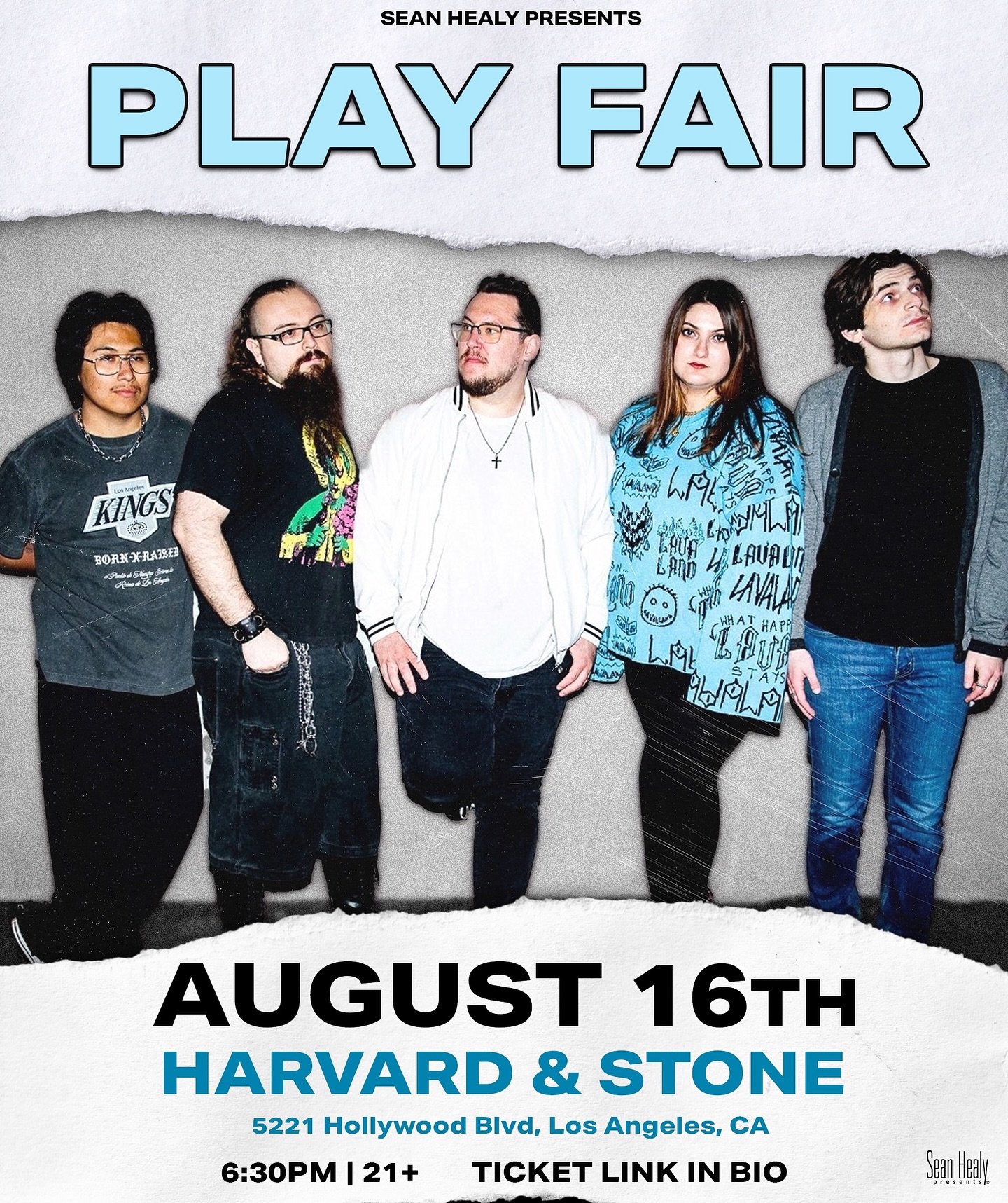 Catch us LIVE at Harvard & Stone next month!! Tickets are available at the link in bio now 🎟️
