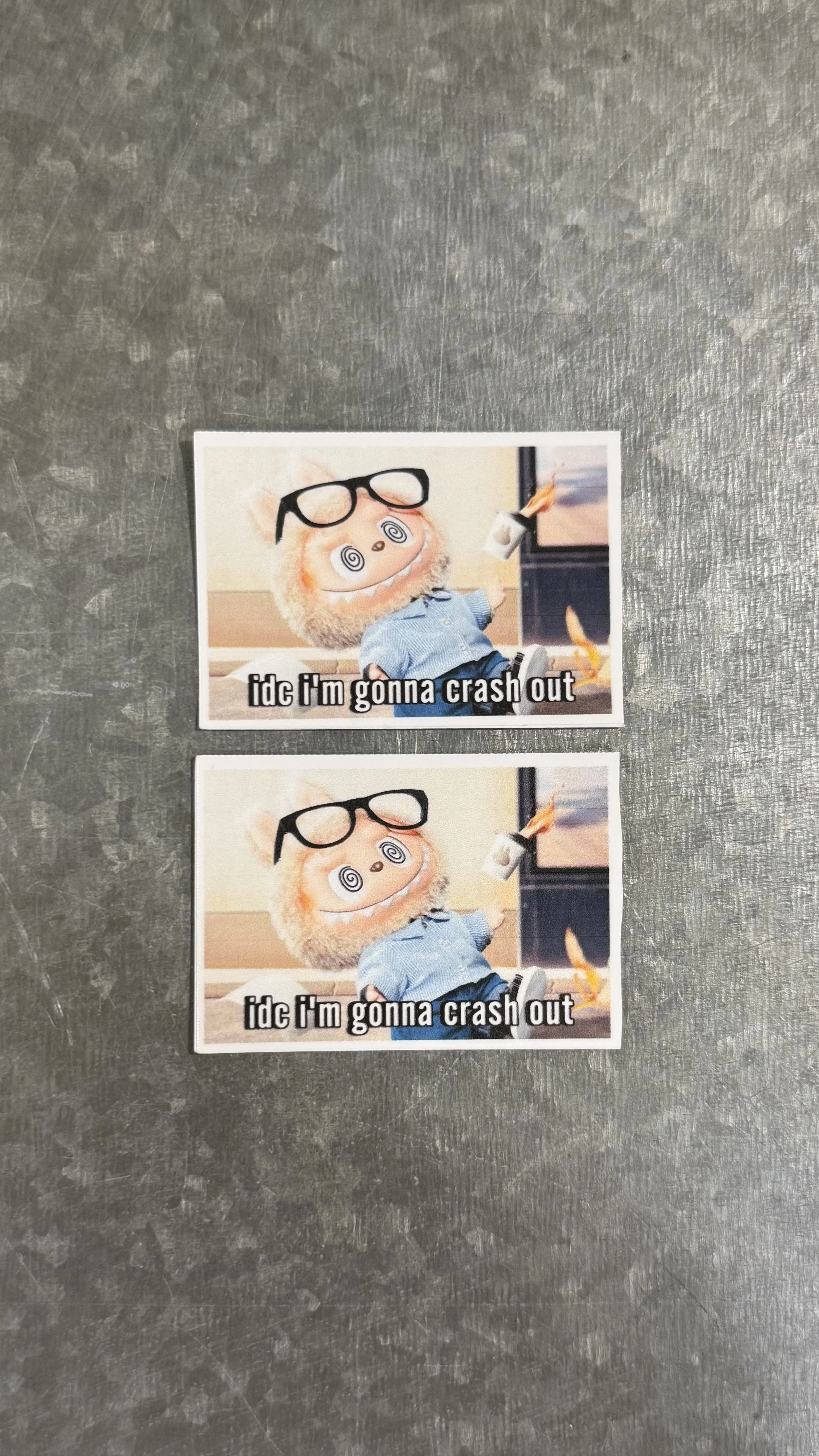 Labubu - "IDC I'm Gonna Crash Out" Sticker