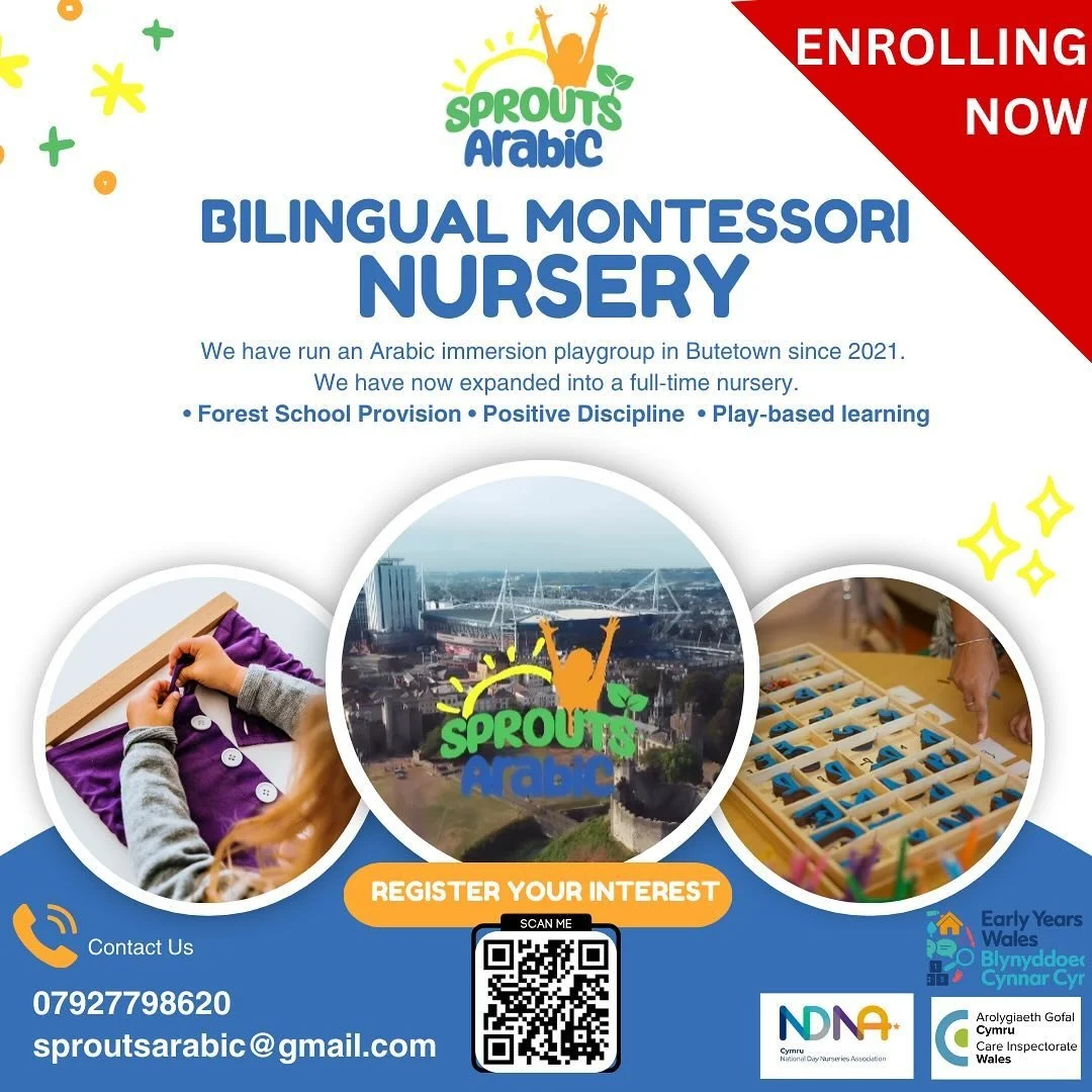 Alhamdulilah, we are now operating full time and enrolling little ones 

We accept Welsh Childcare offer and several other types of funding too. Get in touch if your interested in booking a visit and enrolling