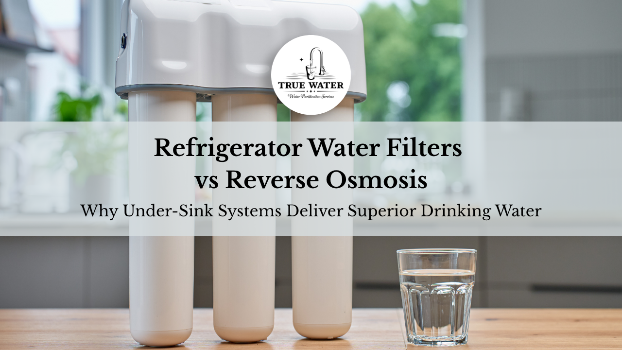 Refrigerator Water Filters vs Reverse Osmosis: Why Under-Sink Systems Deliver Superior Drinking Water