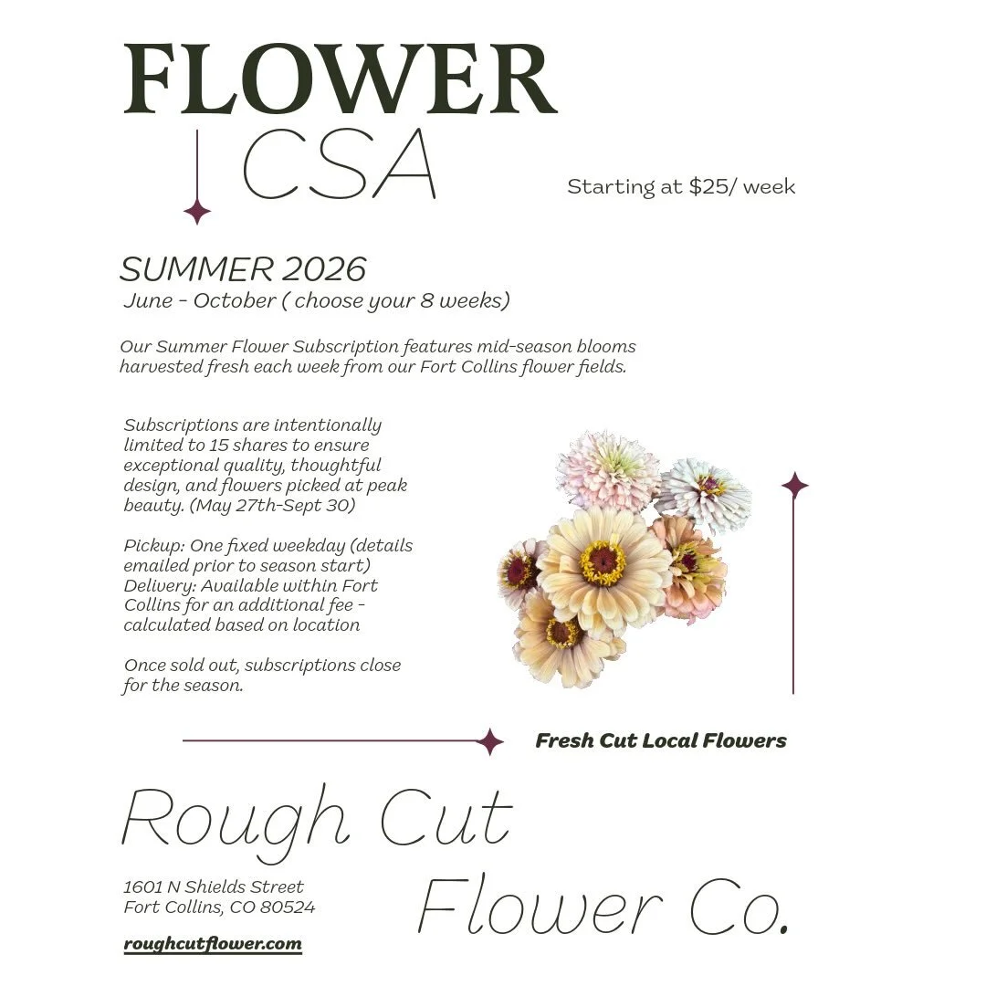 Summer Flower CSA 

#flowersubscription #localflowers #farmflowers #flowercsa