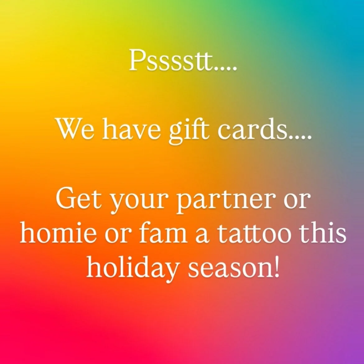 💥Can be purchased over the phone (206) 580-8046 or in person at the shop 

The dopest part about tattoos is that its the only thing you can buy that you gon have for life 🤯