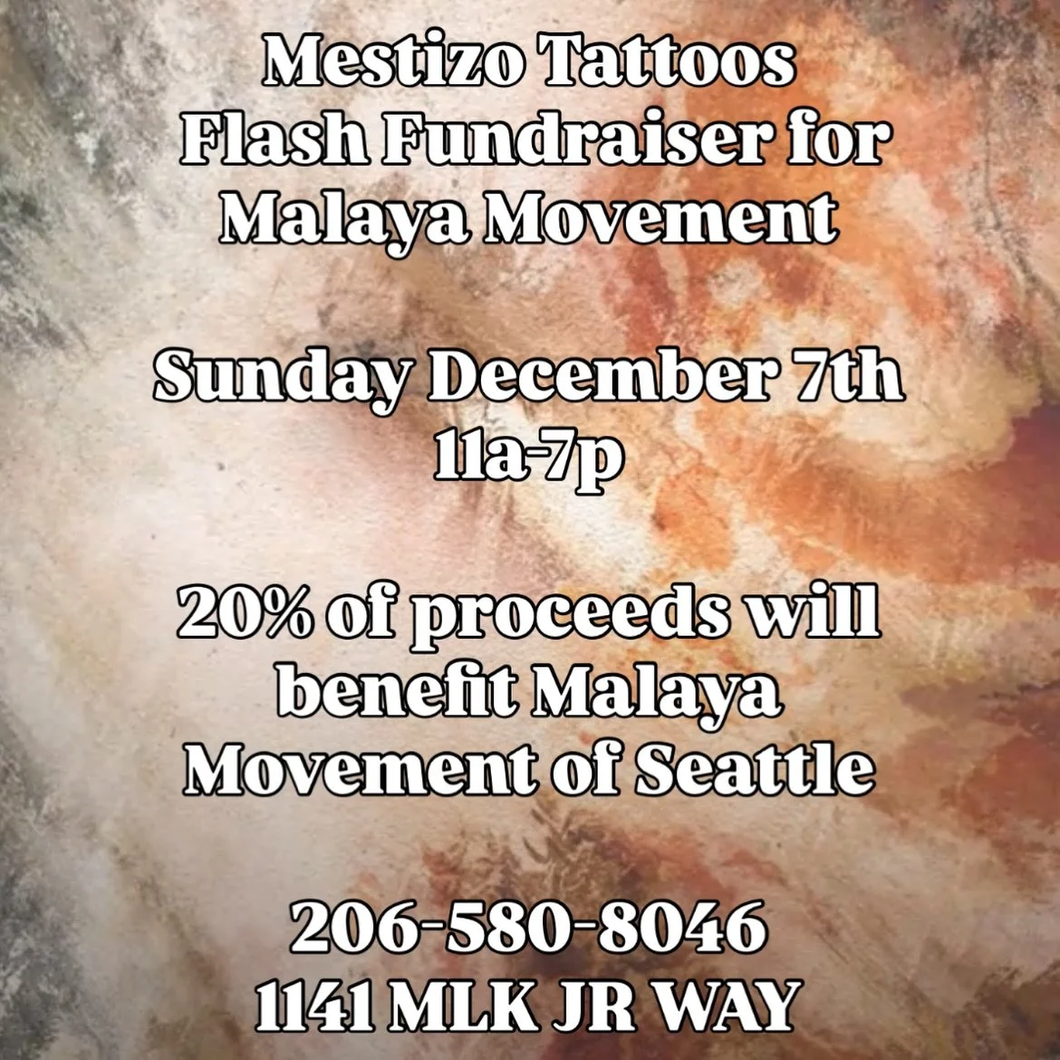 Join us on Sunday December 7th as we raise funds for Filipino immigrants currently in custody who are in need of legal resources, meals, etc. As well as those in the process of citizenship needing assistance. @malaya.seattle @tanggolmigrantemovement 