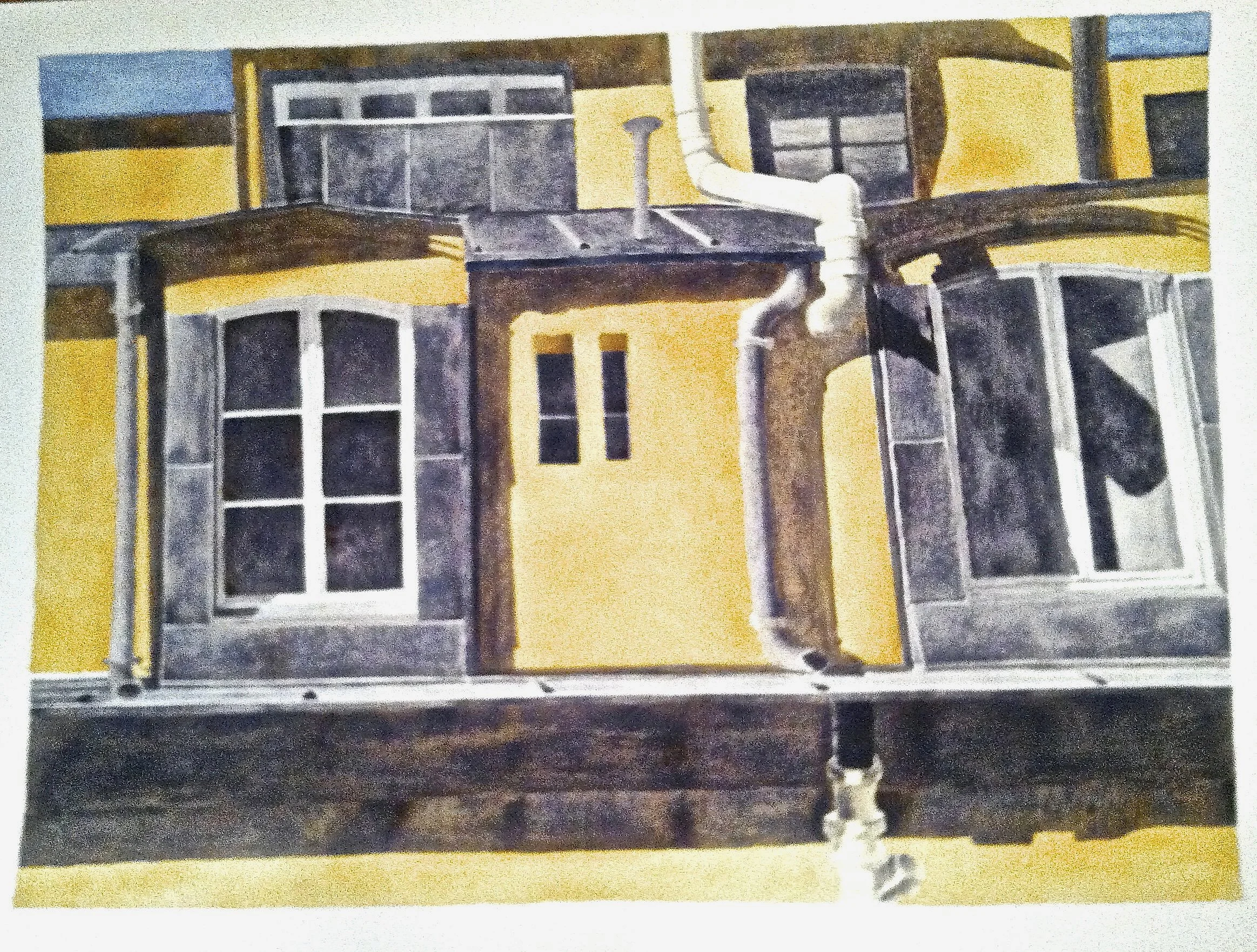 PARIS ROOFTOPS
watercolor on paper