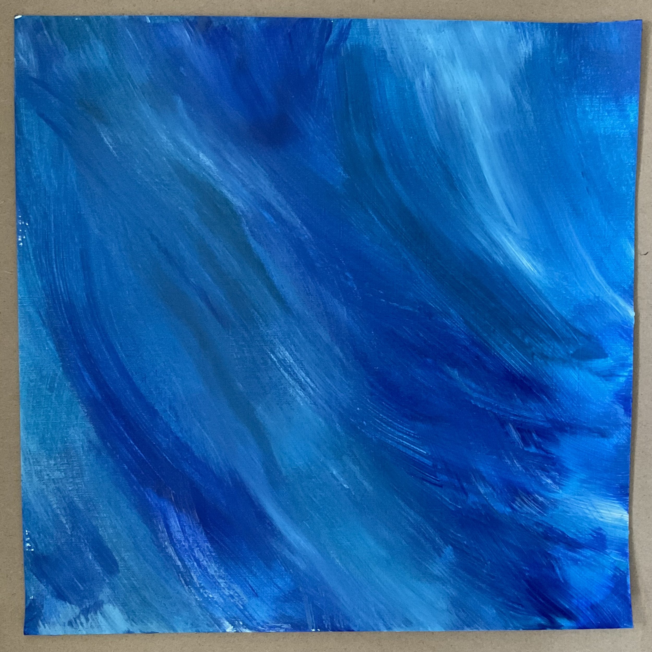 DREAMING,
acrylic on canvas paper