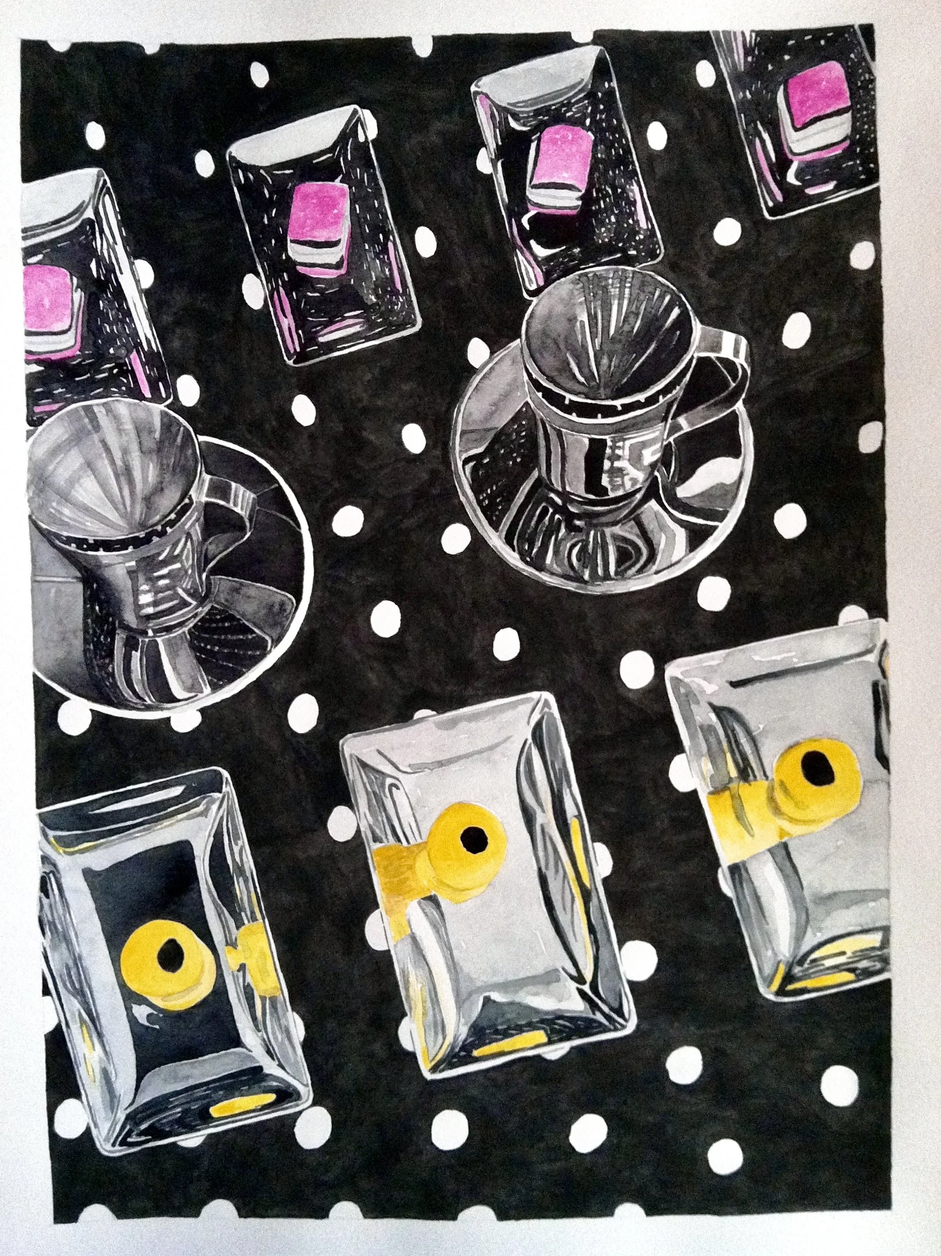 DOTTED
watercolor on paper