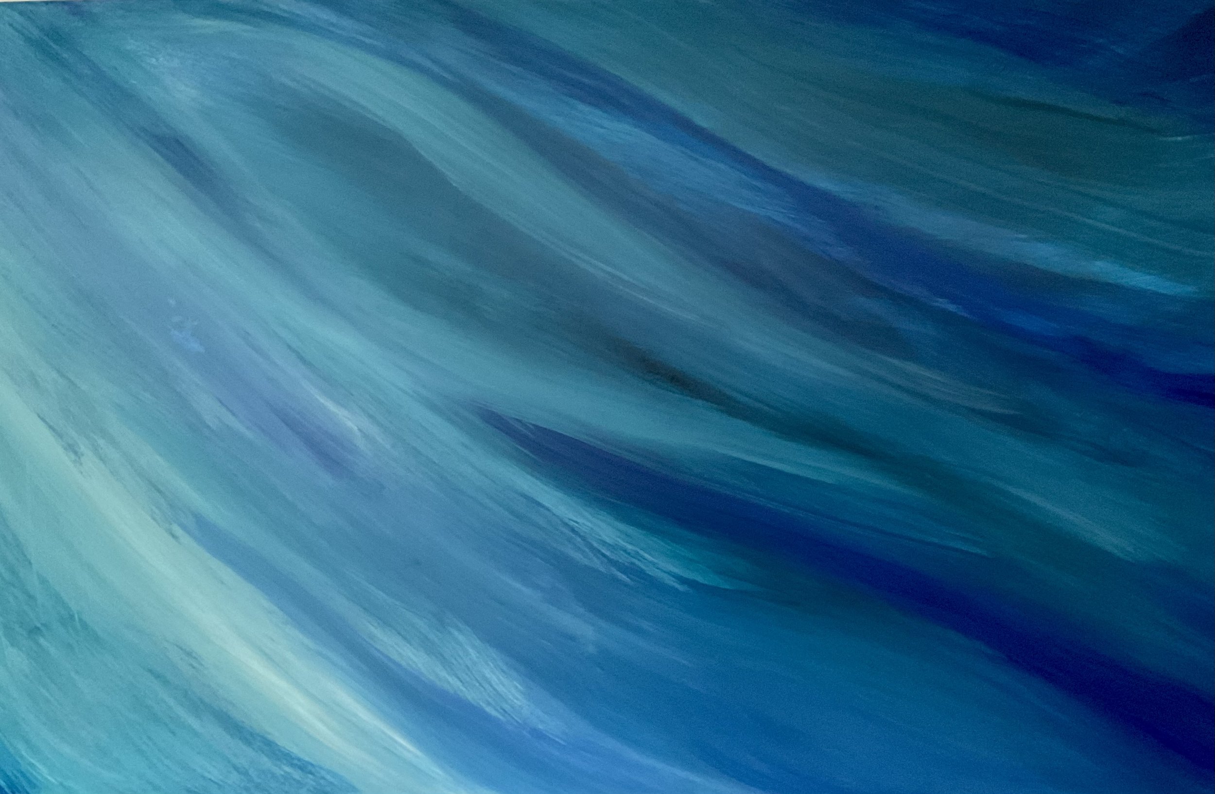 BLUE GOSSAMER
acrylic on canvas paper