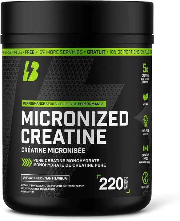 Bull Nutrition Micronized Creatine Monohydrate, 1,100 g tub