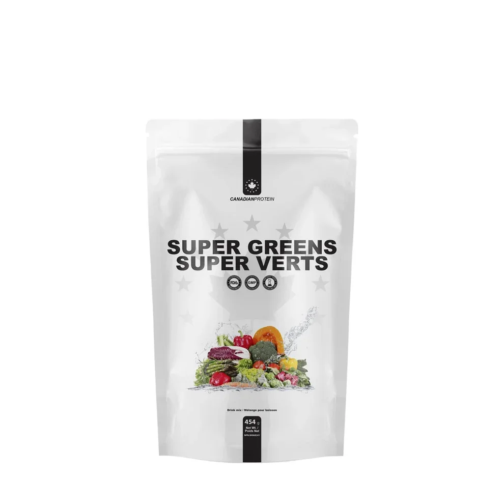 Canadian Protein Super Greens Unflavoured, 454 g bag