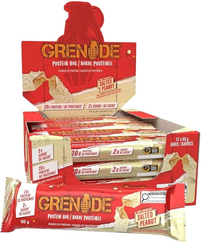 Grenade White Chocolate Salted Peanut protein bar