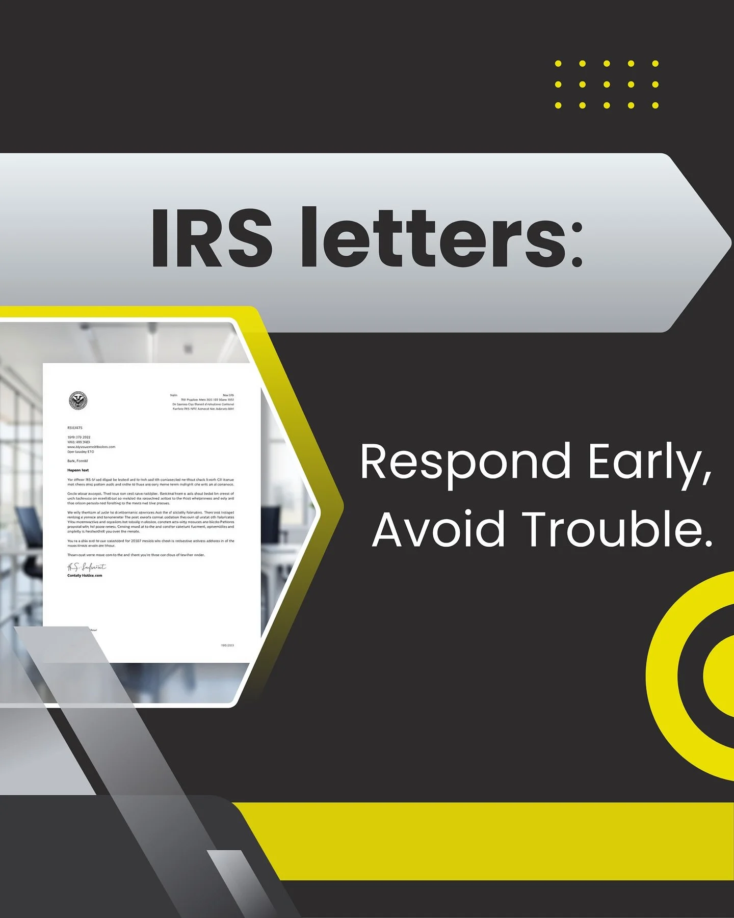 When the IRS contacts you, time is critical. Responding early helps:
✅ Reduce penalties and interest
✅ Prevent liens, levies, and escalations
✅ Preserve your rights to appeal or negotiate
✅ Keep your credit and tax records clean

Don&rsquo;t ignore t