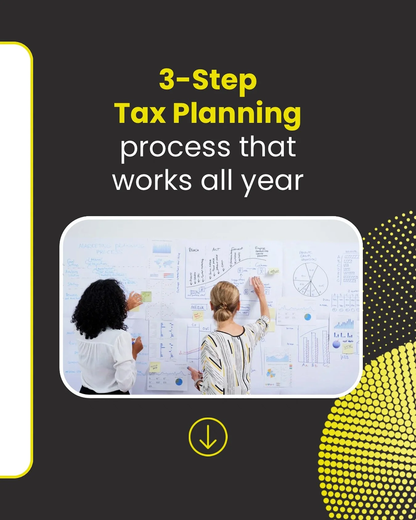 ✨ My 3-Step Tax Planning Process That Works All Year Long ✨ 
Smart tax planning isn&rsquo;t something you do once a year &mdash; it&rsquo;s a continuous strategy that saves you thousands and keeps your business financially strong. Here&rsquo;s how we