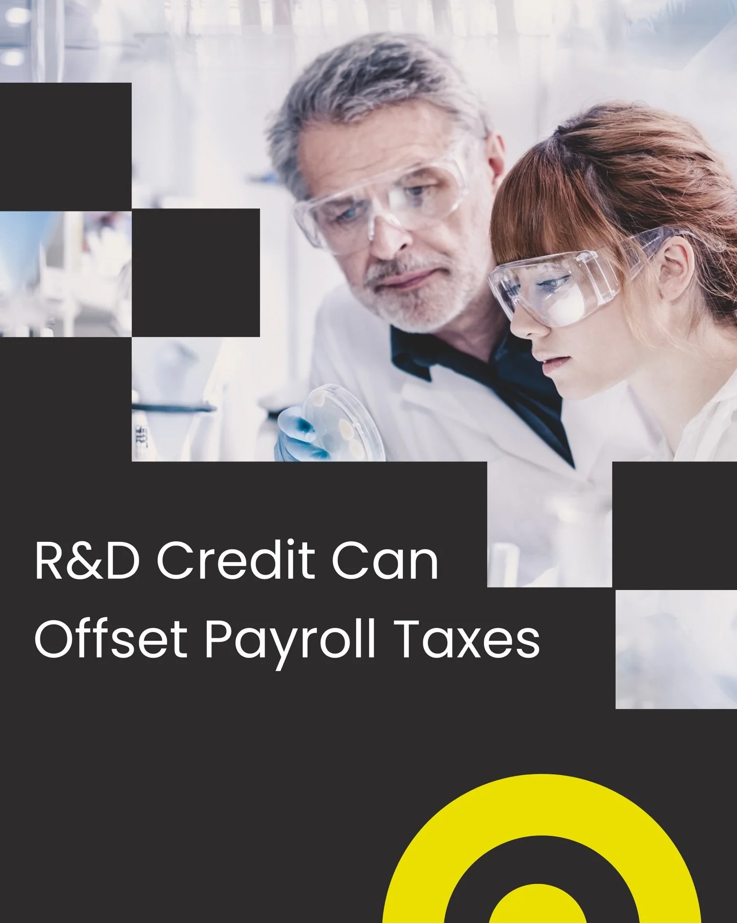 Building something new costs money, and the tax code actually recognizes that.

If you&rsquo;re a startup or small business investing in innovation, you may qualify for the R&amp;D tax credit, including the ability to offset federal payroll taxes.

T