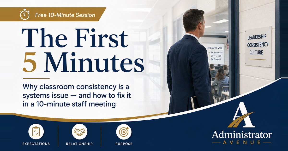 The First 5 Minutes of Class: Why Your Openings Decide the Rest of the Period
