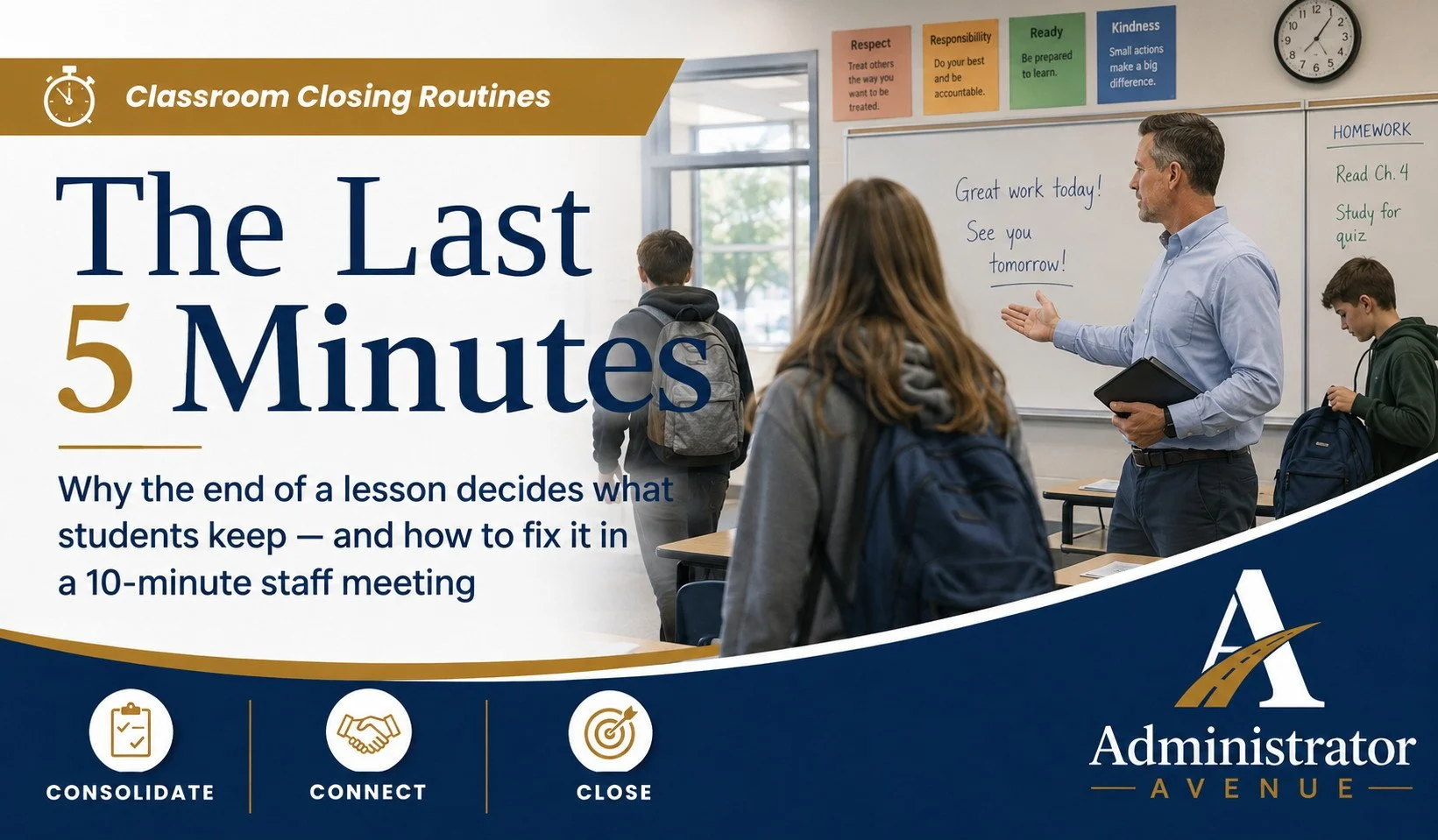 Classroom Closing Routines: What the Last 5 Minutes Decide