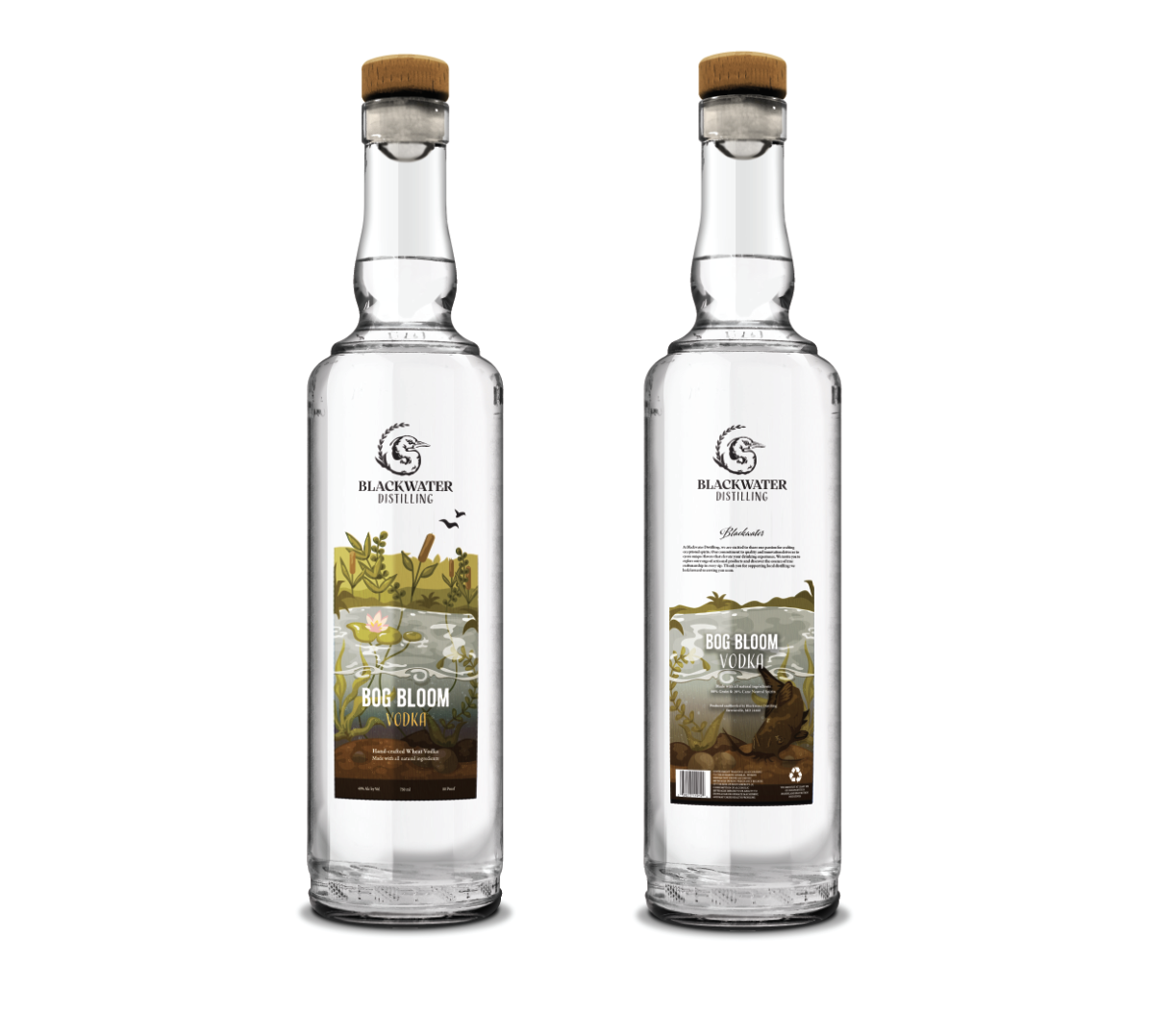 Blackwater Distilling Vodka Label