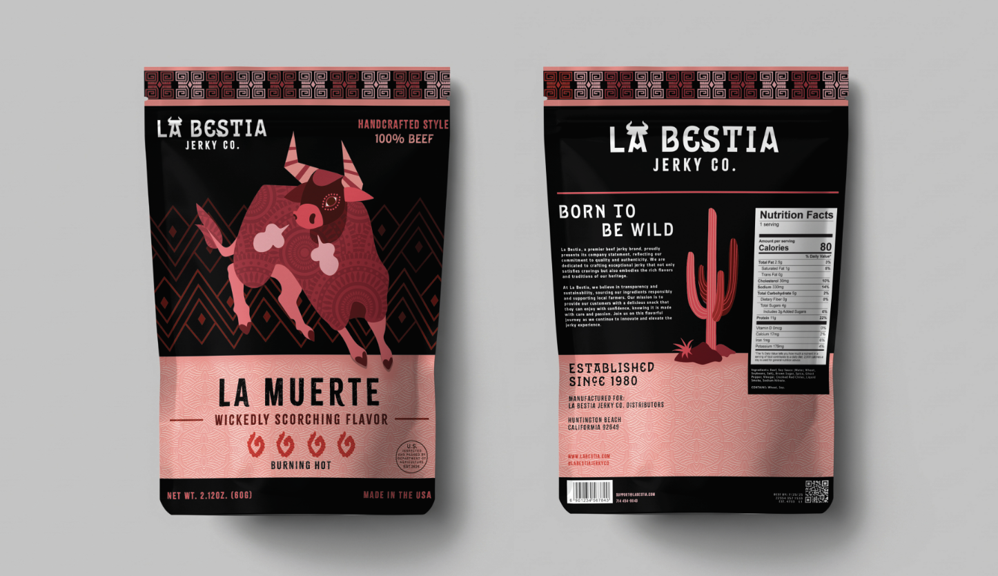 La Bestia Jerky Co Rebrand
