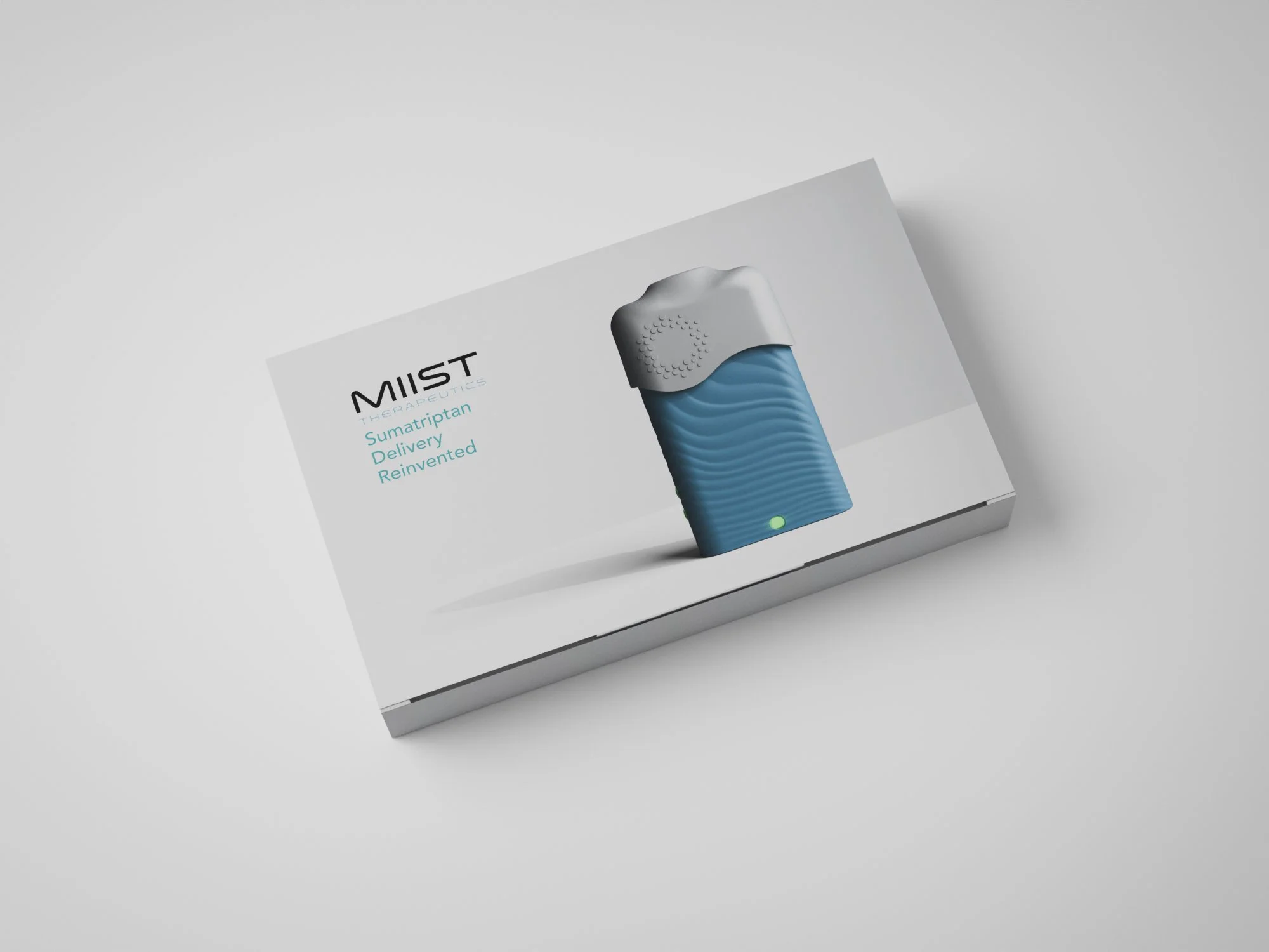 Packaging: 3D Rendering 
Migraine Relief Inhalant 