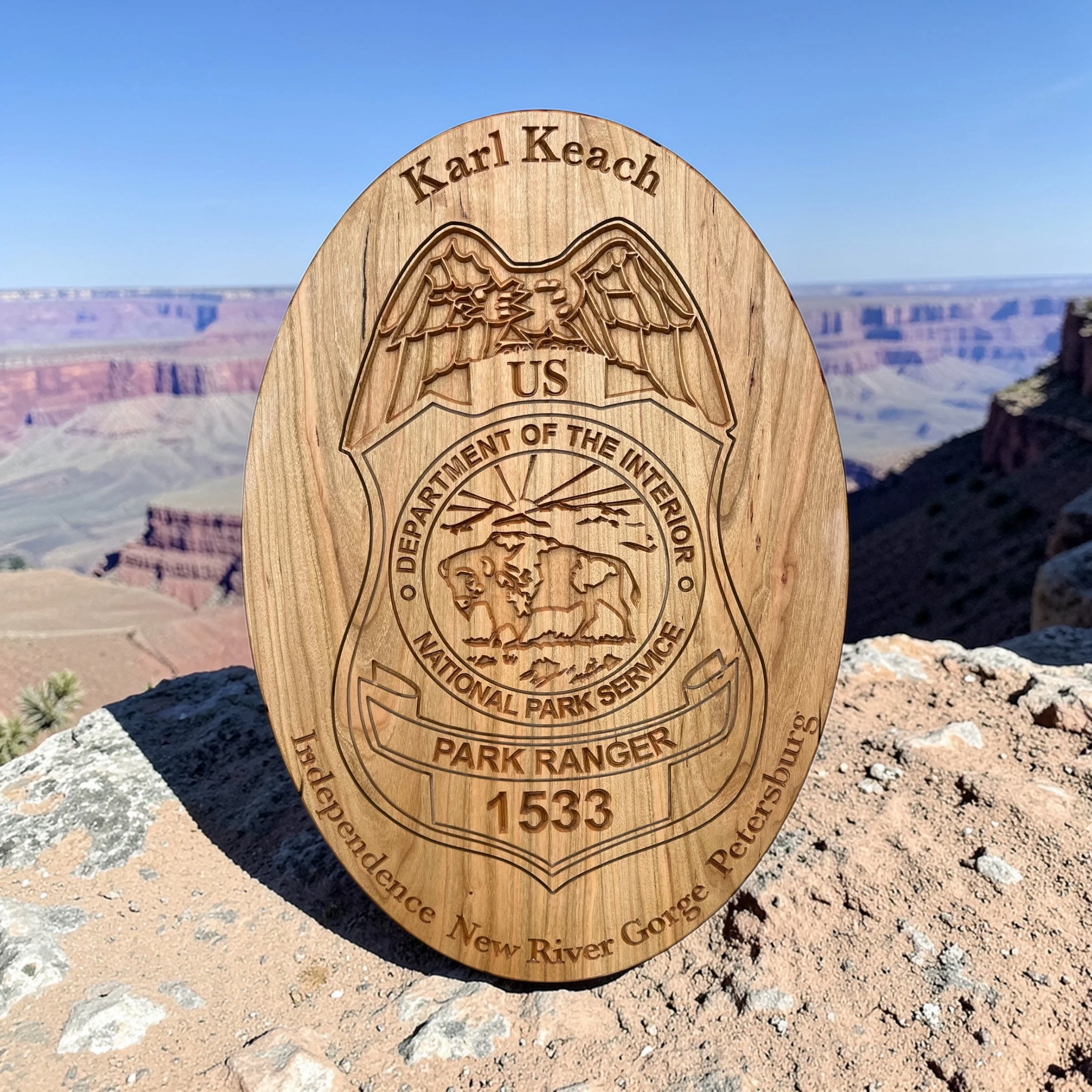 Park Ranger Badge - Karl Keach 2.JPG